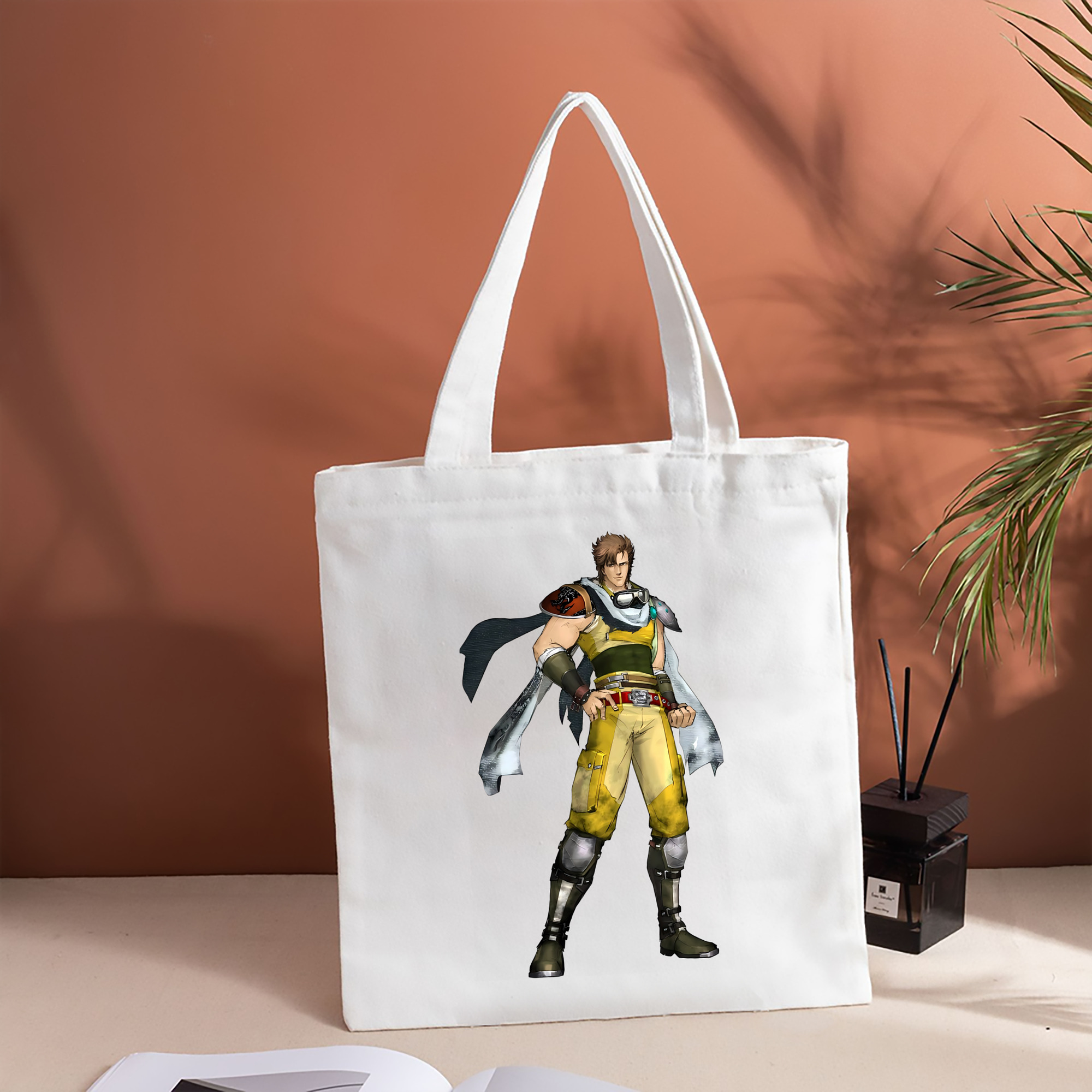 北斗の拳 Fist of the North Star 縦型キャンバス生地手提げバッグ　トートバッグ