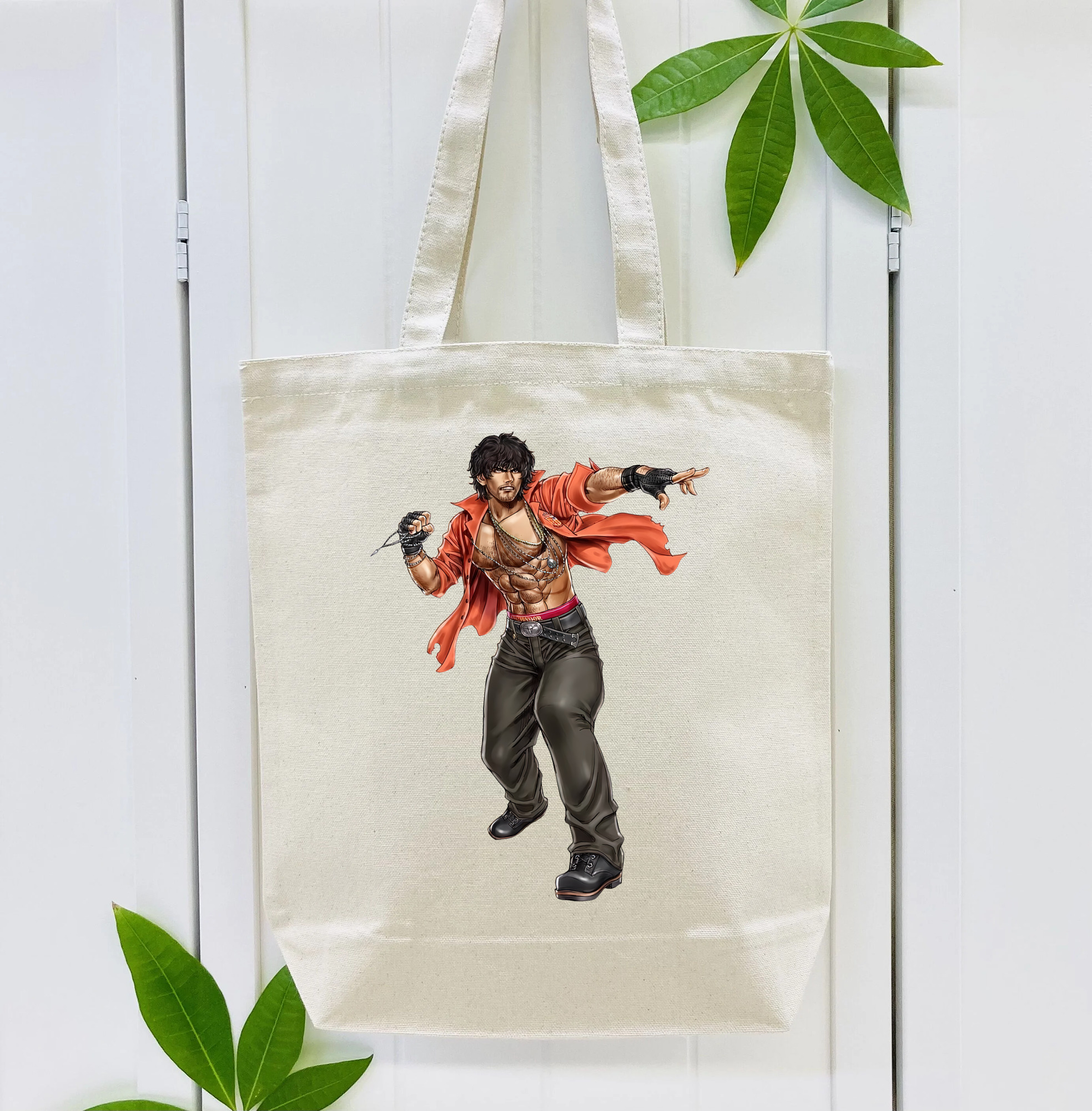 北斗の拳 Fist of the North Star 縦型キャンバス生地手提げバッグ　トートバッグ