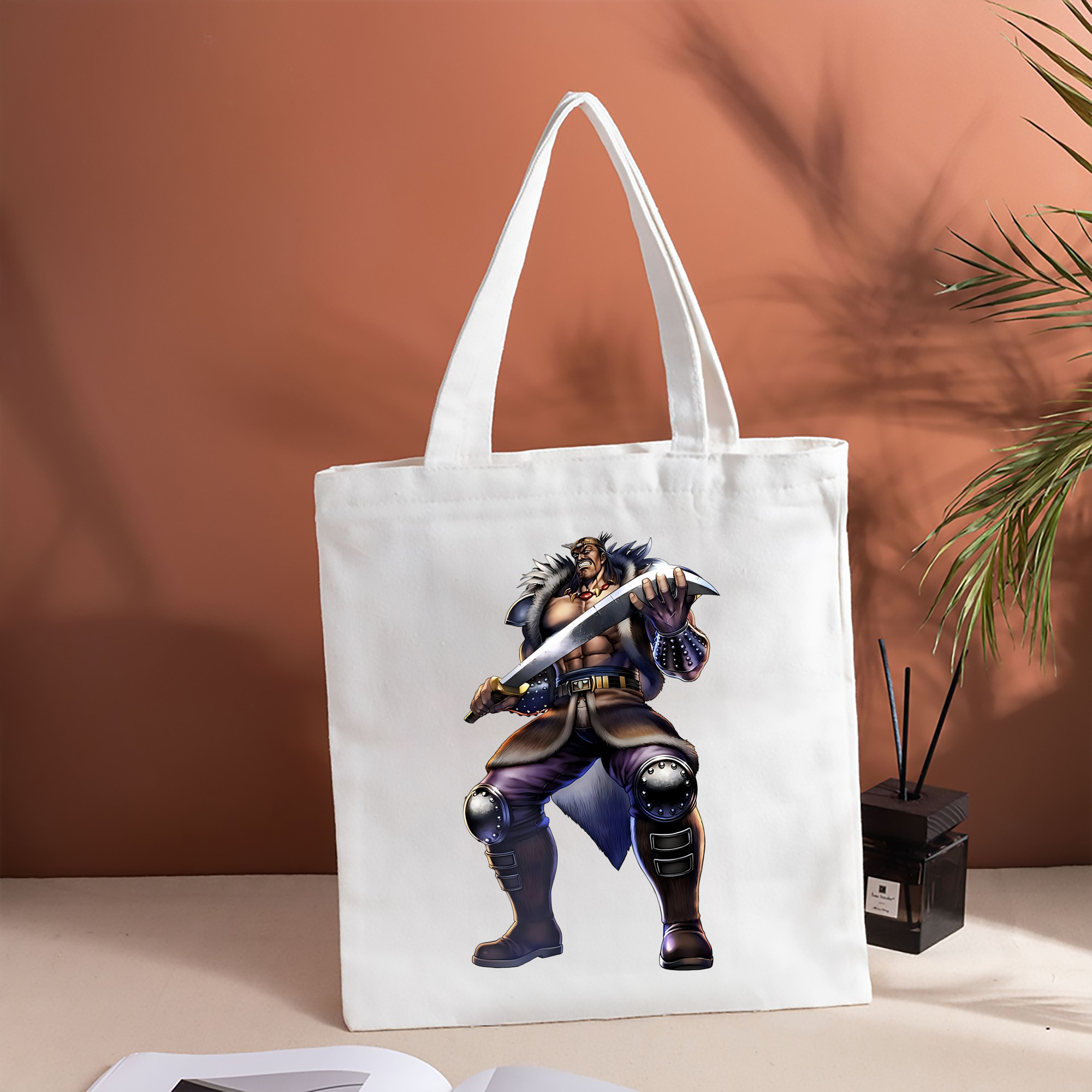 北斗の拳 Fist of the North Star 縦型キャンバス生地手提げバッグ　トートバッグ