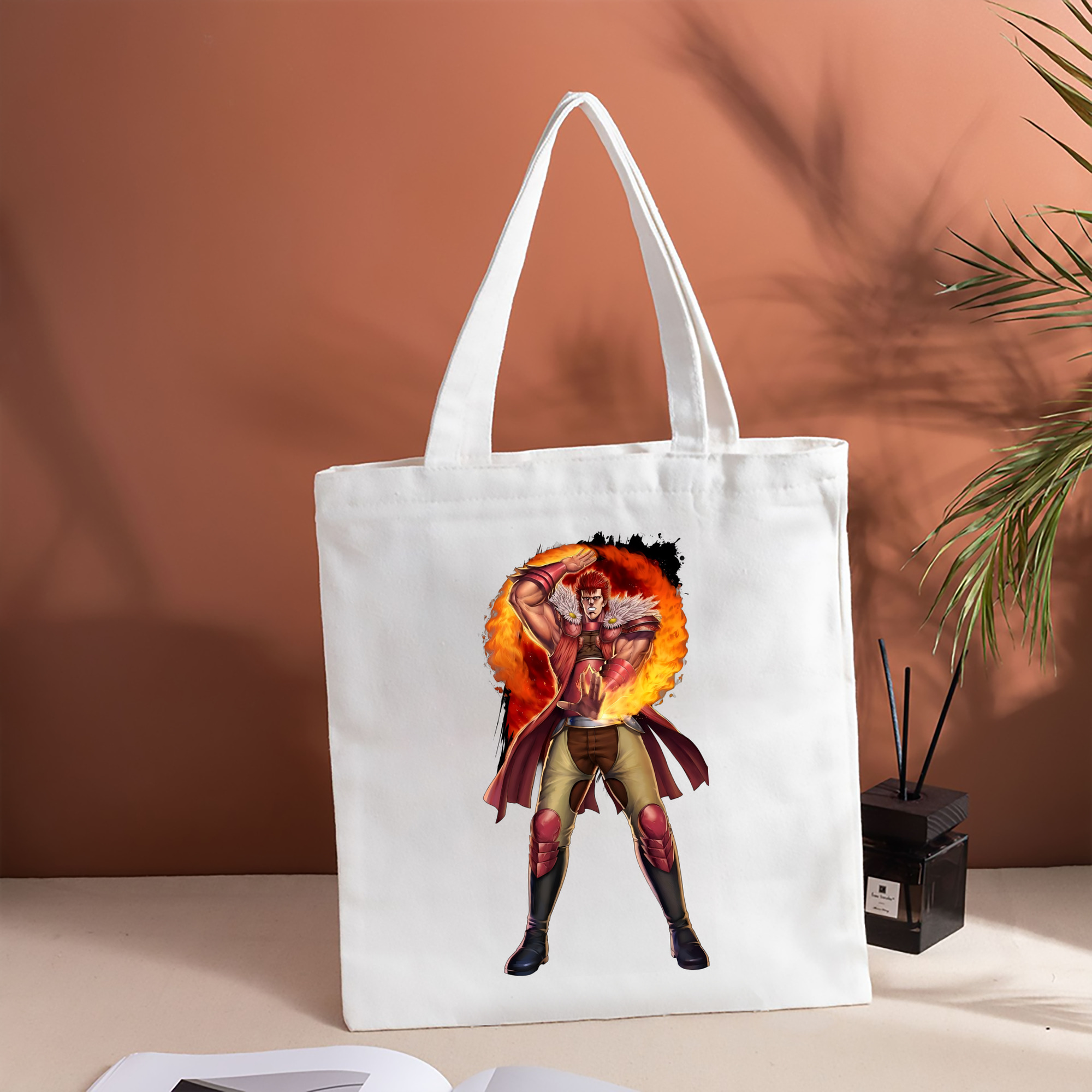 北斗の拳 Fist of the North Star 縦型キャンバス生地手提げバッグ　トートバッグ