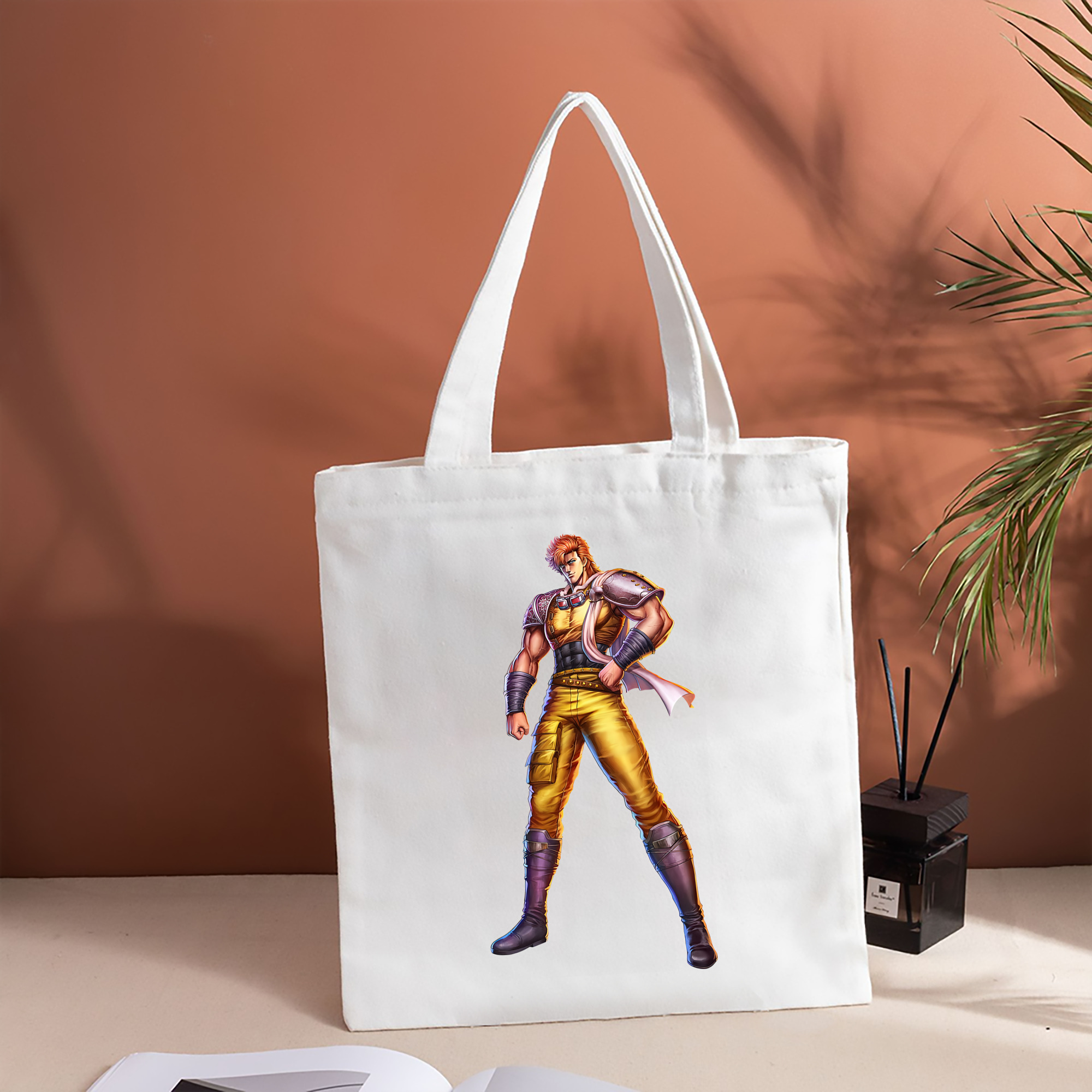 北斗の拳 Fist of the North Star 縦型キャンバス生地手提げバッグ　トートバッグ