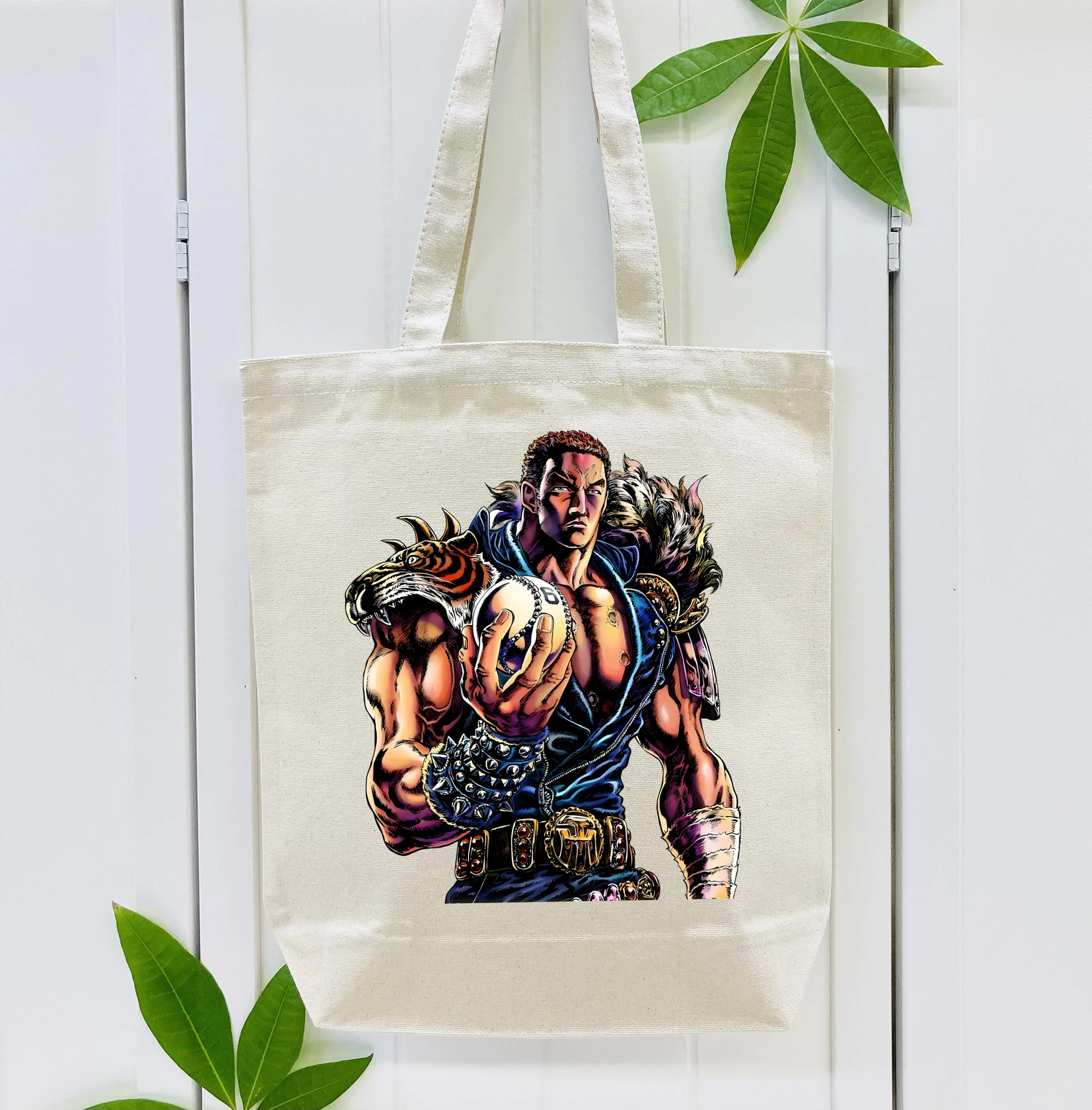 北斗の拳 Fist of the North Star 縦型キャンバス生地手提げバッグ　トートバッグ