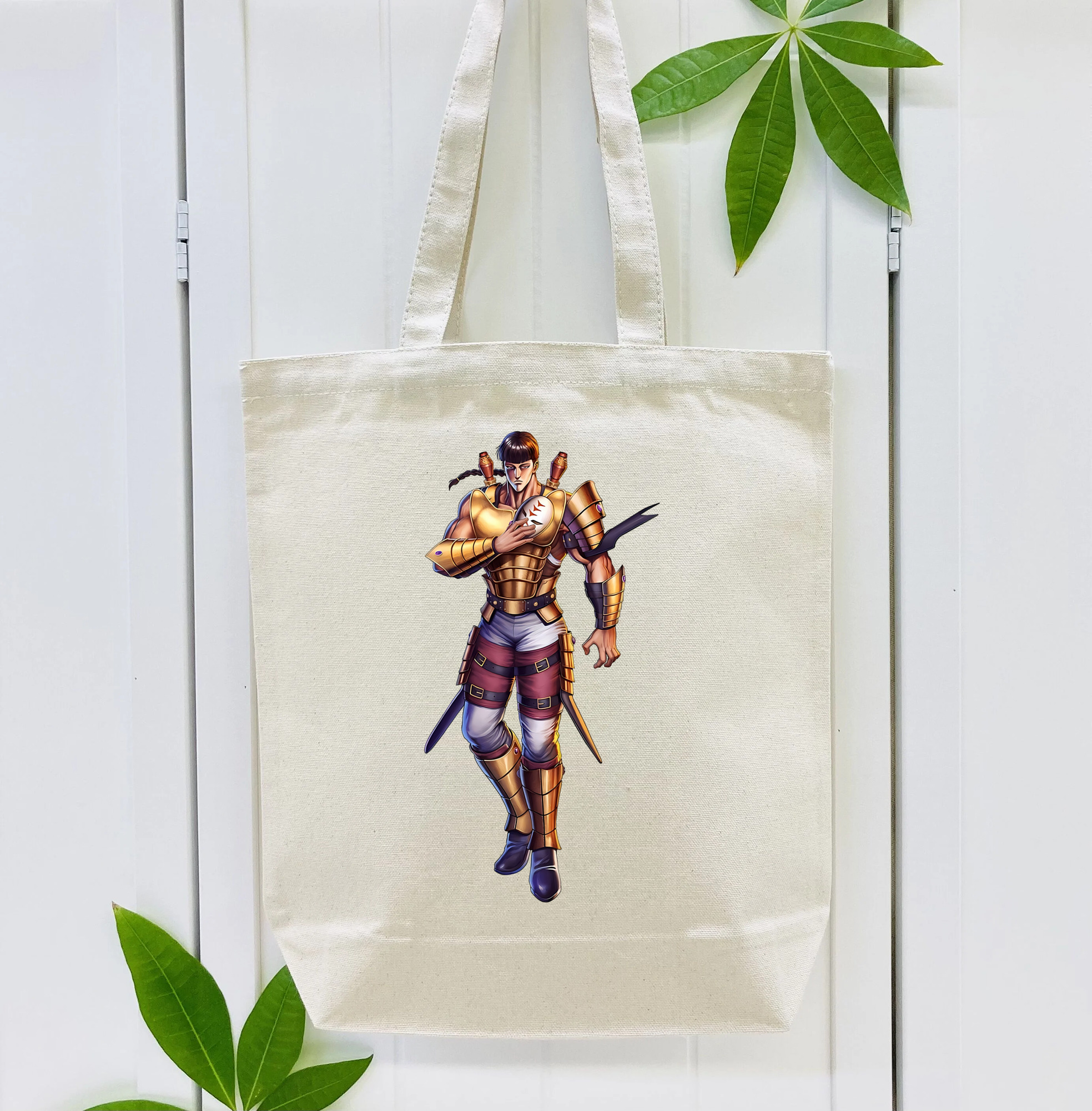 北斗の拳 Fist of the North Star 縦型キャンバス生地手提げバッグ　トートバッグ