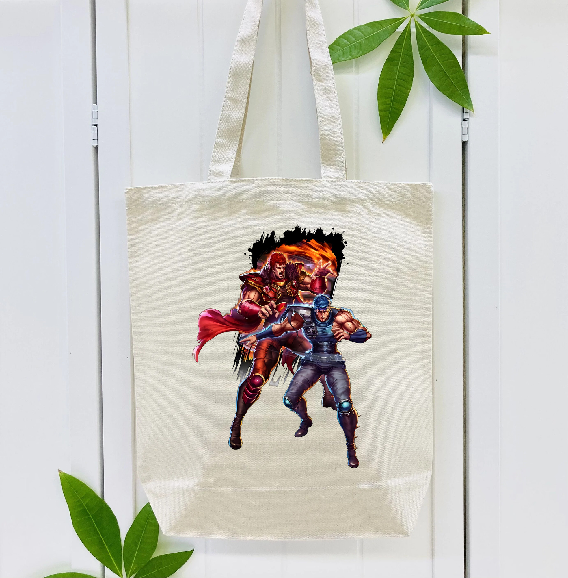 北斗の拳 Fist of the North Star 縦型キャンバス生地手提げバッグ　トートバッグ