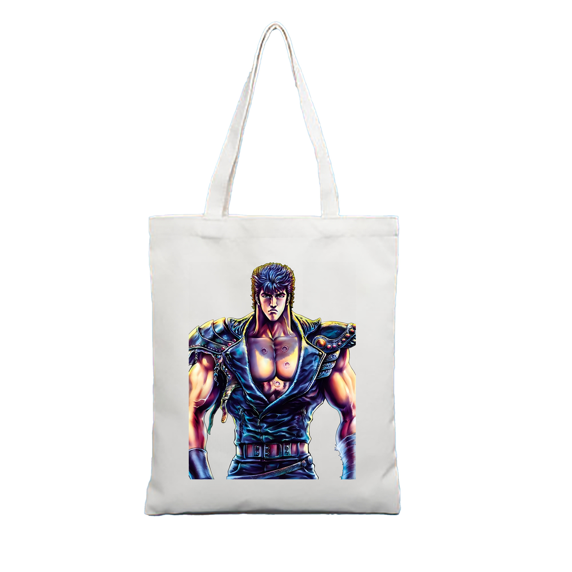 （画像用） 北斗の拳 Fist of the North Star 縦型キャンバス生地手提げバッグ　トートバッグ