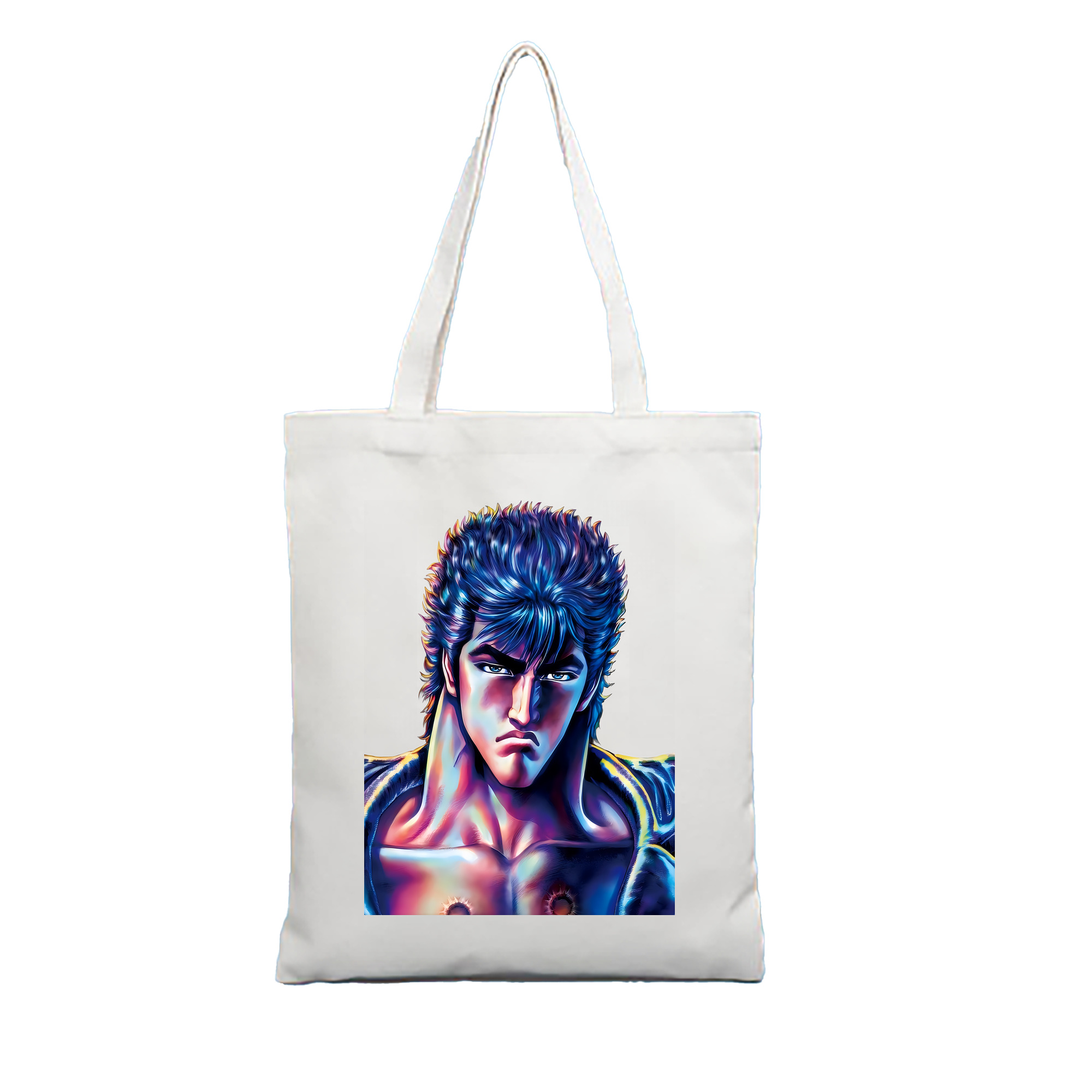 （画像用） 北斗の拳 Fist of the North Star 縦型キャンバス生地手提げバッグ　トートバッグ