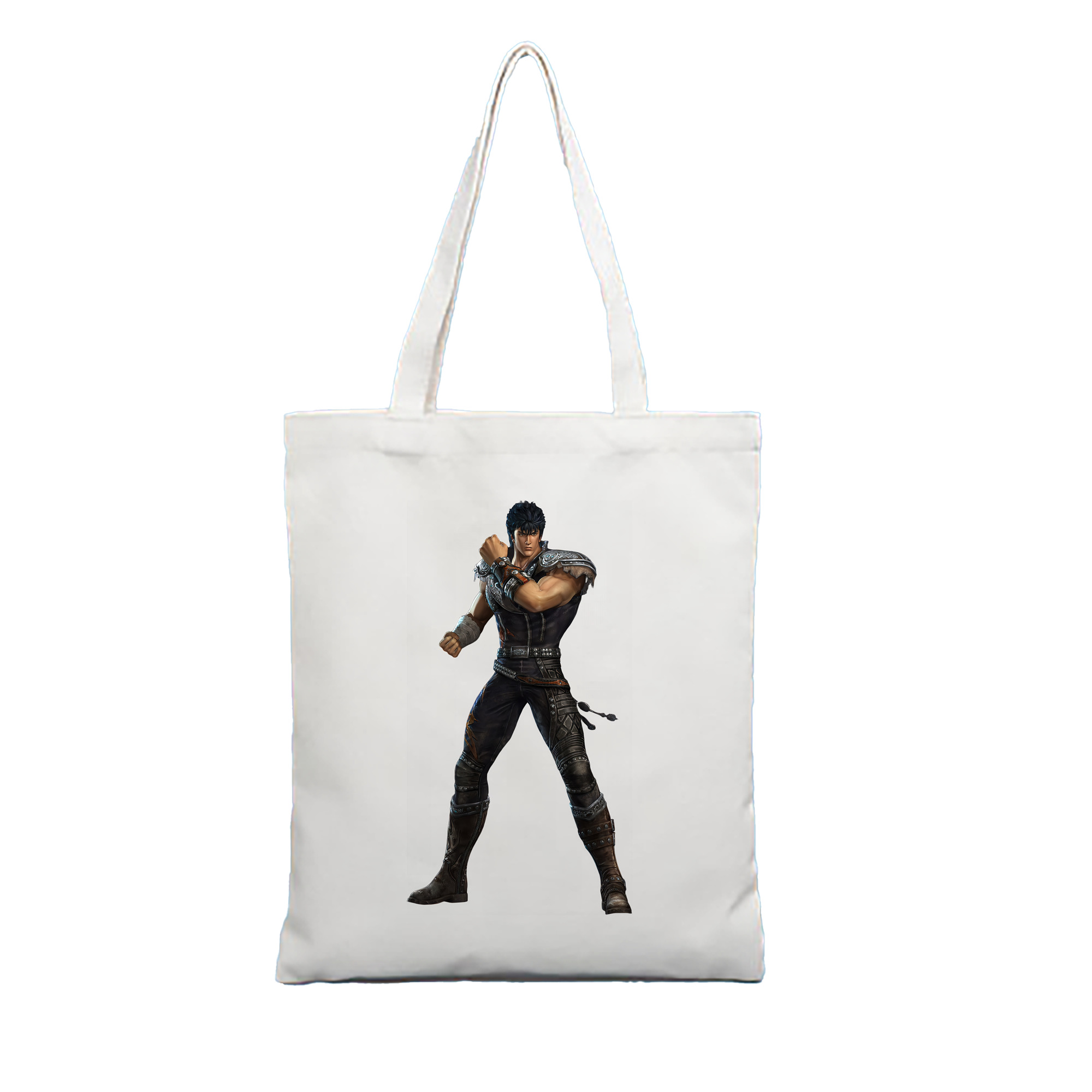 （画像用） 北斗の拳 Fist of the North Star 縦型キャンバス生地手提げバッグ　トートバッグ