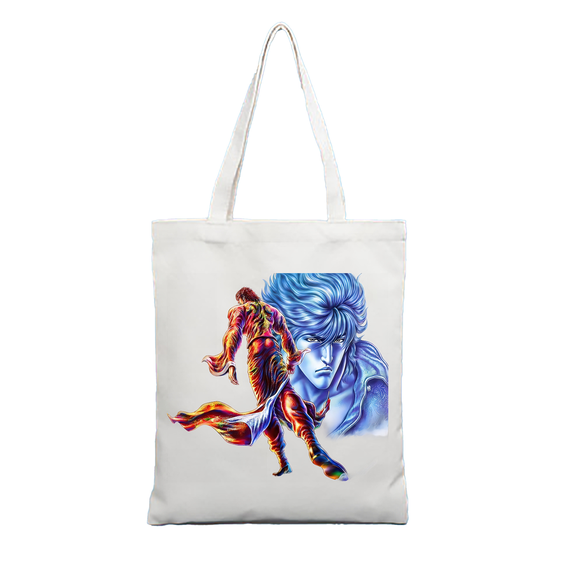 （画像用） 北斗の拳 Fist of the North Star 縦型キャンバス生地手提げバッグ　トートバッグ