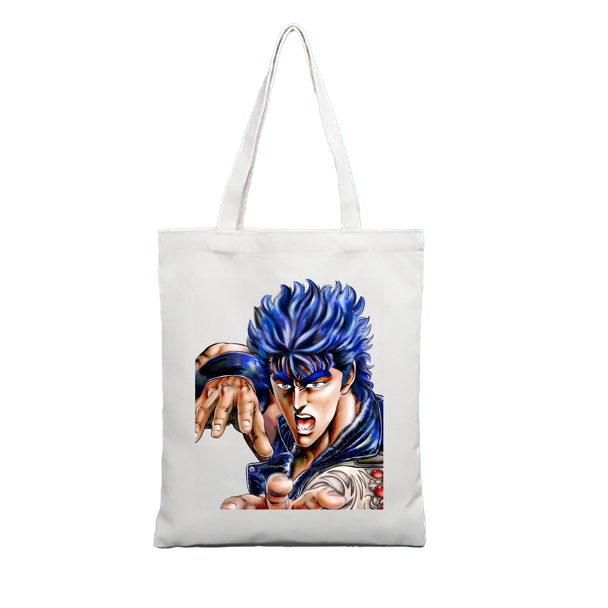 （画像用） 北斗の拳 Fist of the North Star 縦型キャンバス生地手提げバッグ　トートバッグ