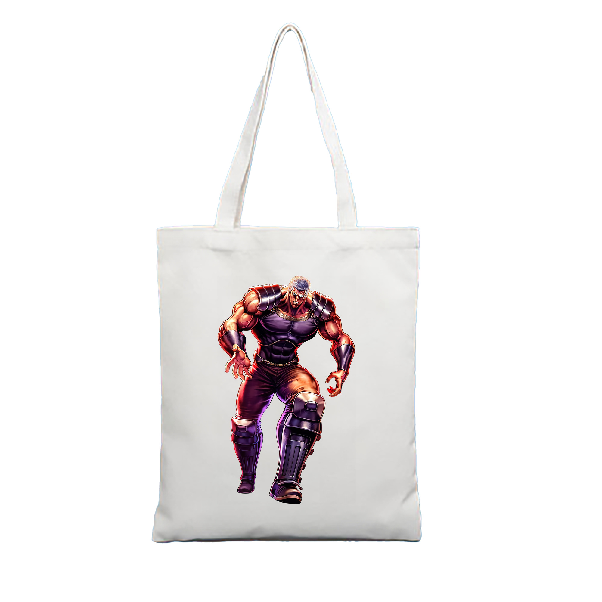 （画像用） 北斗の拳 Fist of the North Star 縦型キャンバス生地手提げバッグ　トートバッグ