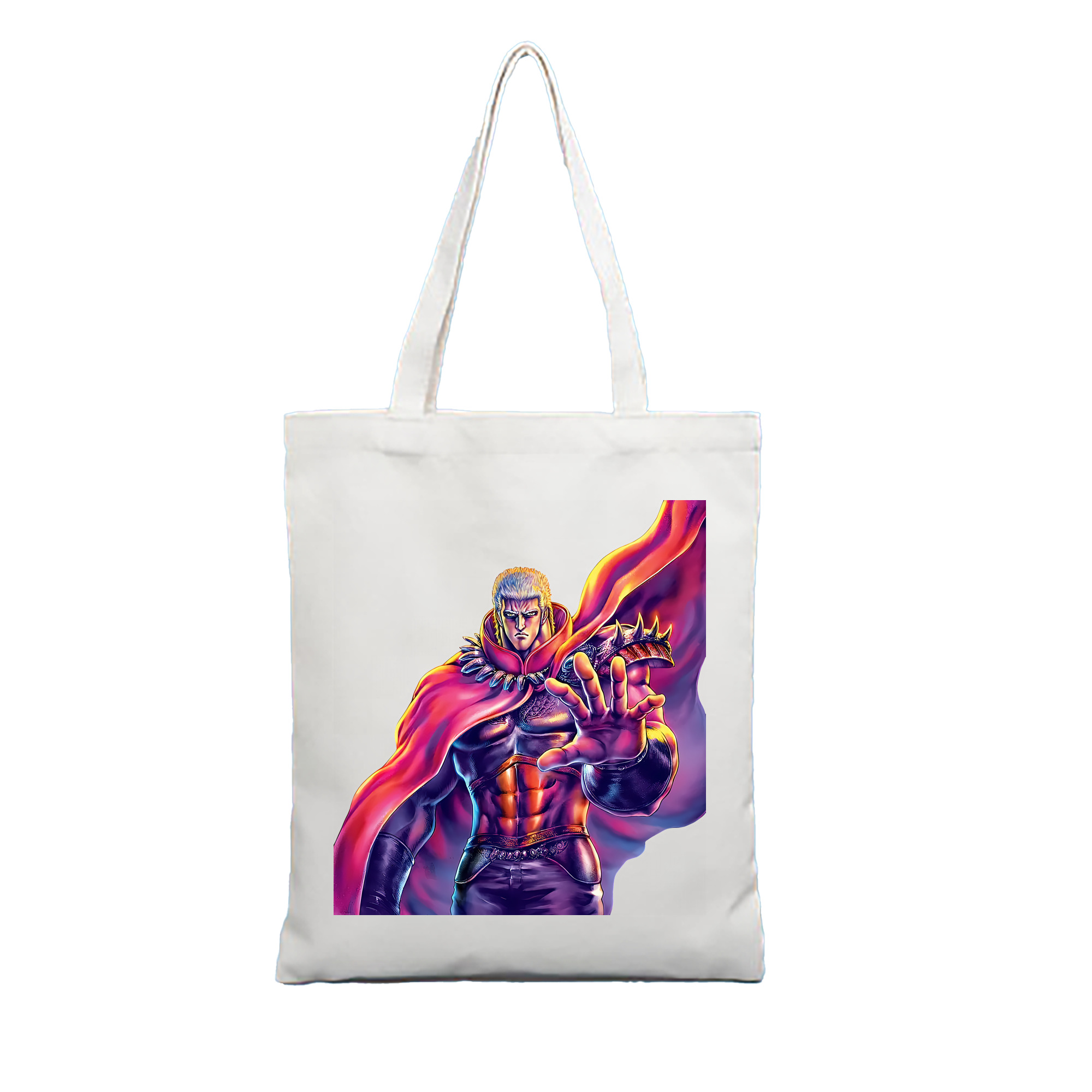 （画像用） 北斗の拳 Fist of the North Star 縦型キャンバス生地手提げバッグ　トートバッグ