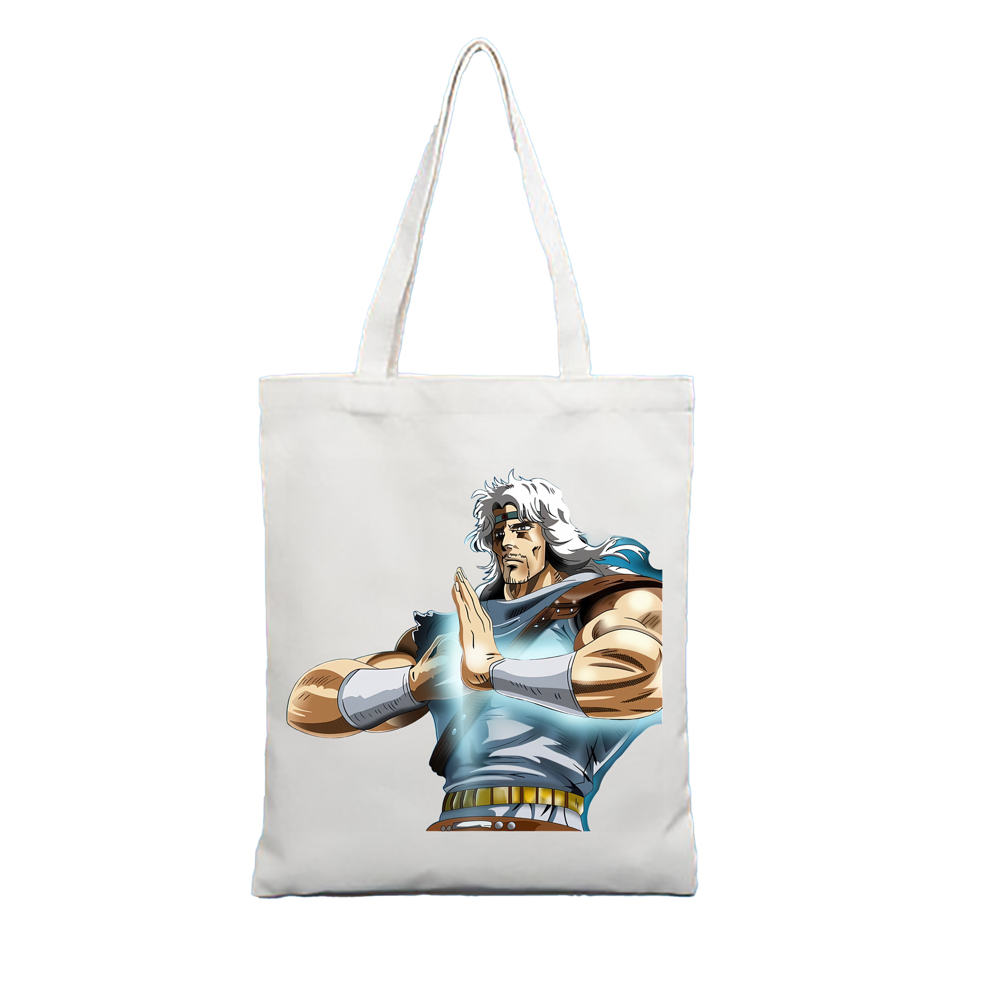 （画像用） 北斗の拳 Fist of the North Star 縦型キャンバス生地手提げバッグ　トートバッグ