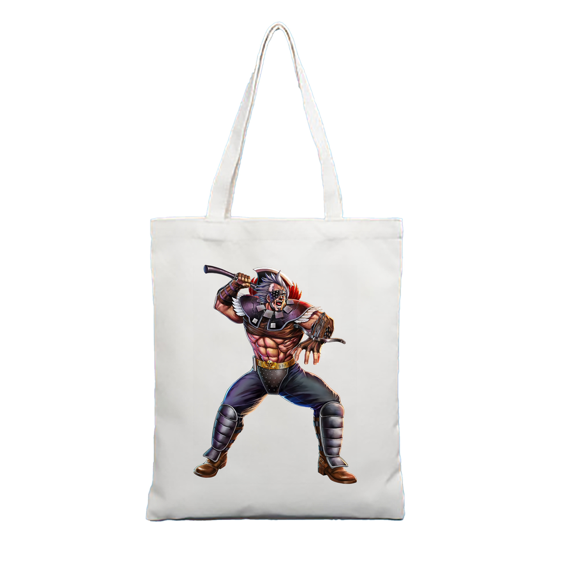 （画像用） 北斗の拳 Fist of the North Star 縦型キャンバス生地手提げバッグ　トートバッグ