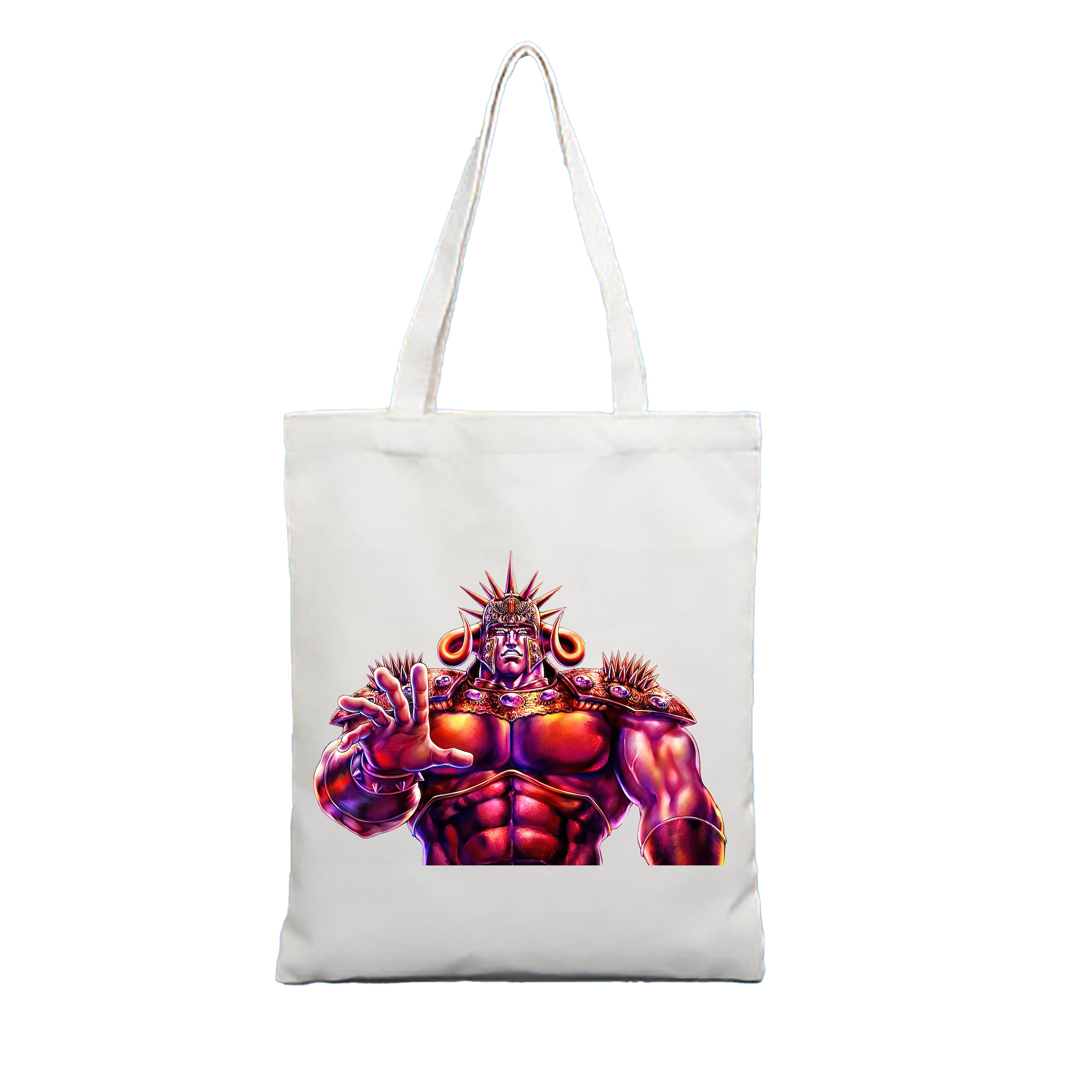 （画像用） 北斗の拳 Fist of the North Star 縦型キャンバス生地手提げバッグ　トートバッグ