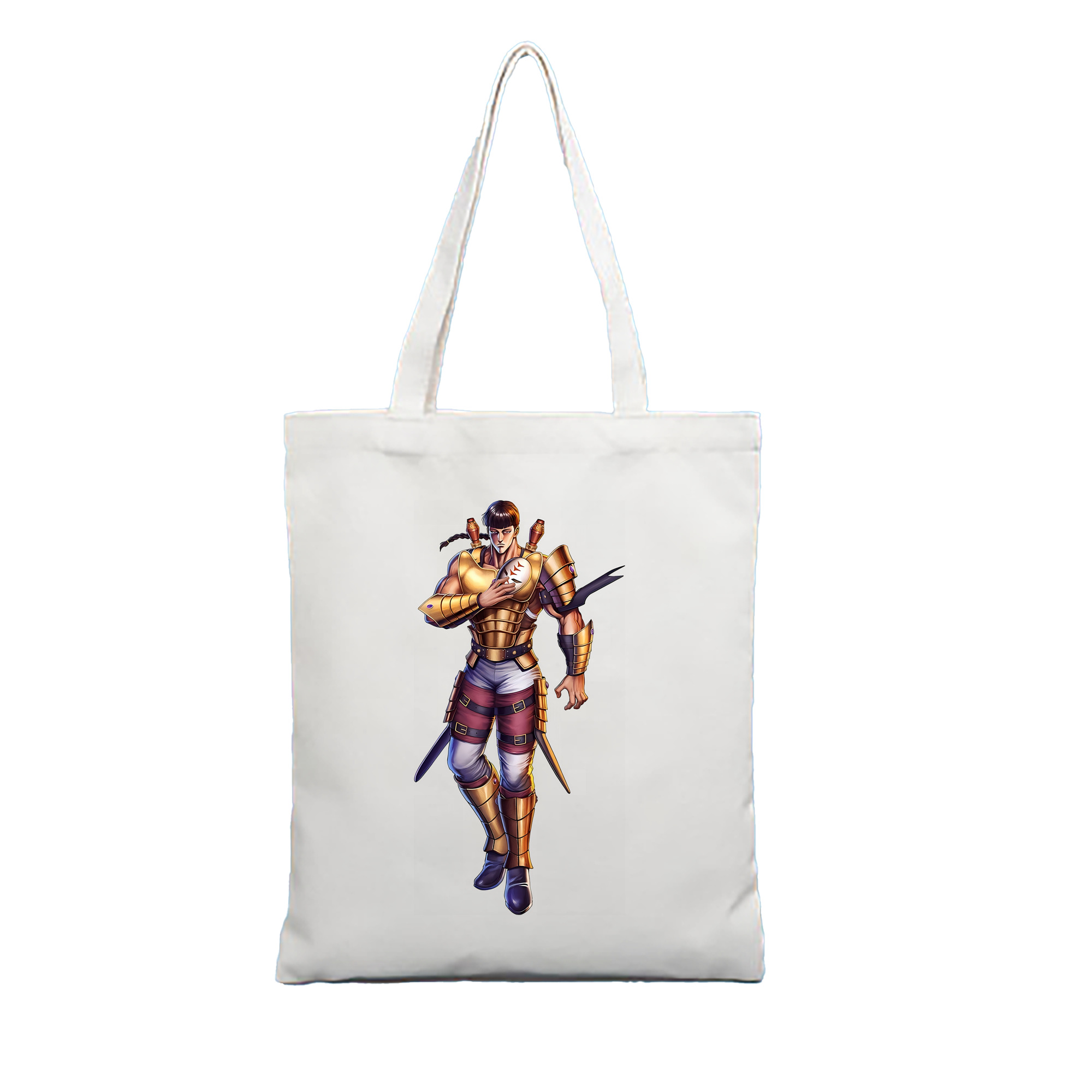 （画像用） 北斗の拳 Fist of the North Star 縦型キャンバス生地手提げバッグ　トートバッグ