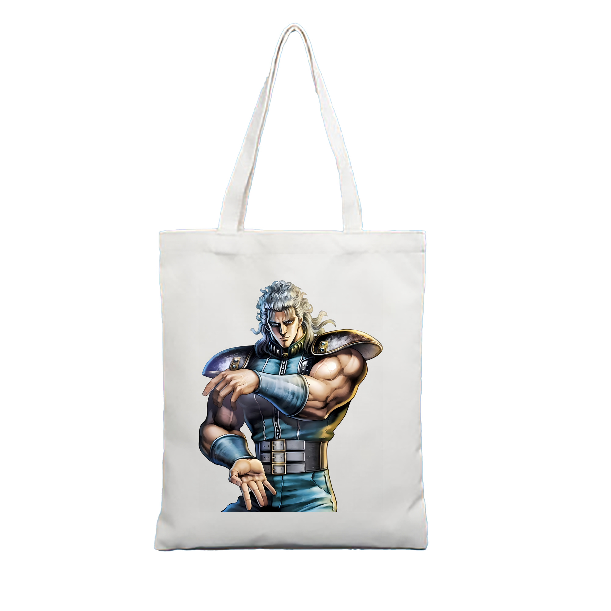 （画像用） 北斗の拳 Fist of the North Star 縦型キャンバス生地手提げバッグ　トートバッグ