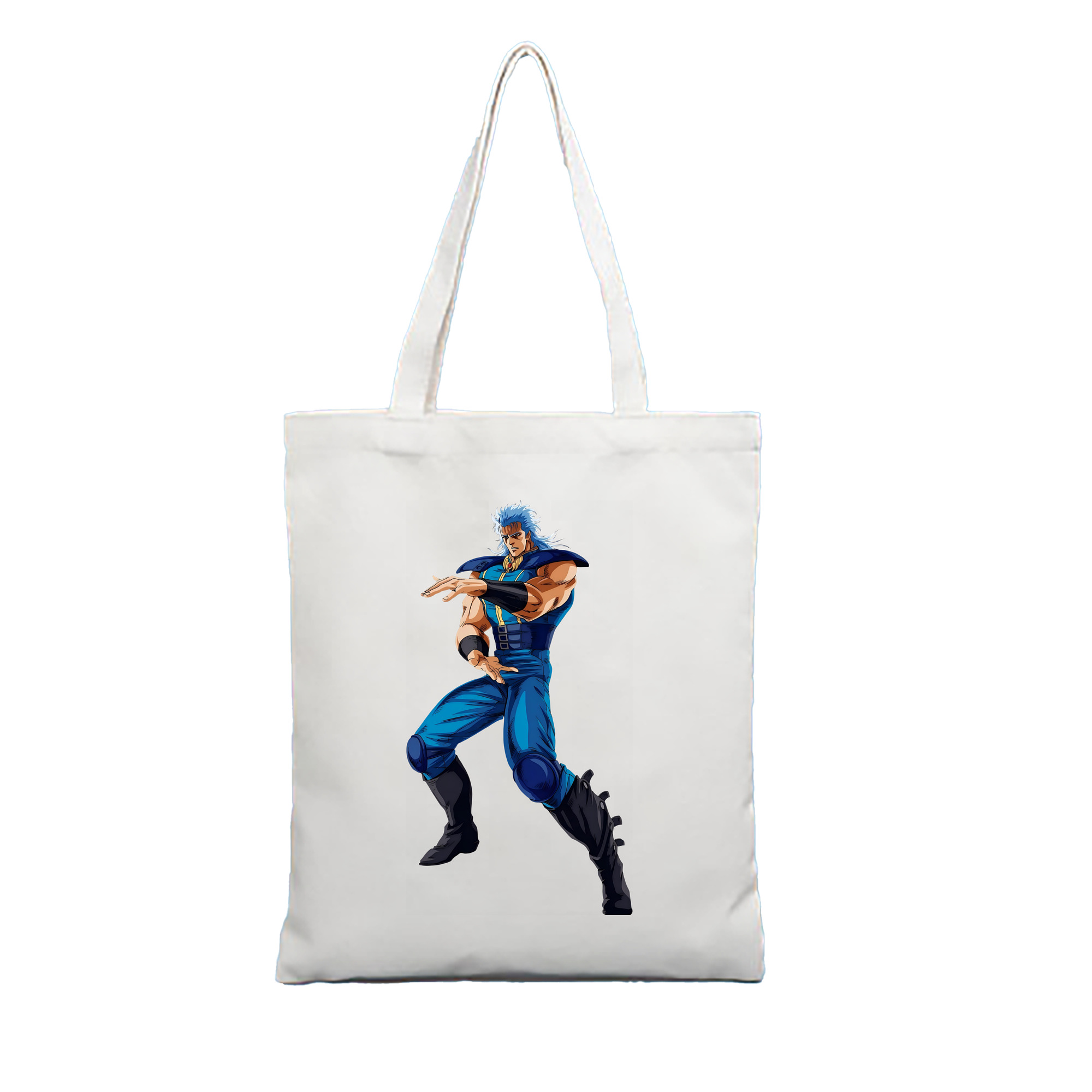（画像用） 北斗の拳 Fist of the North Star 縦型キャンバス生地手提げバッグ　トートバッグ