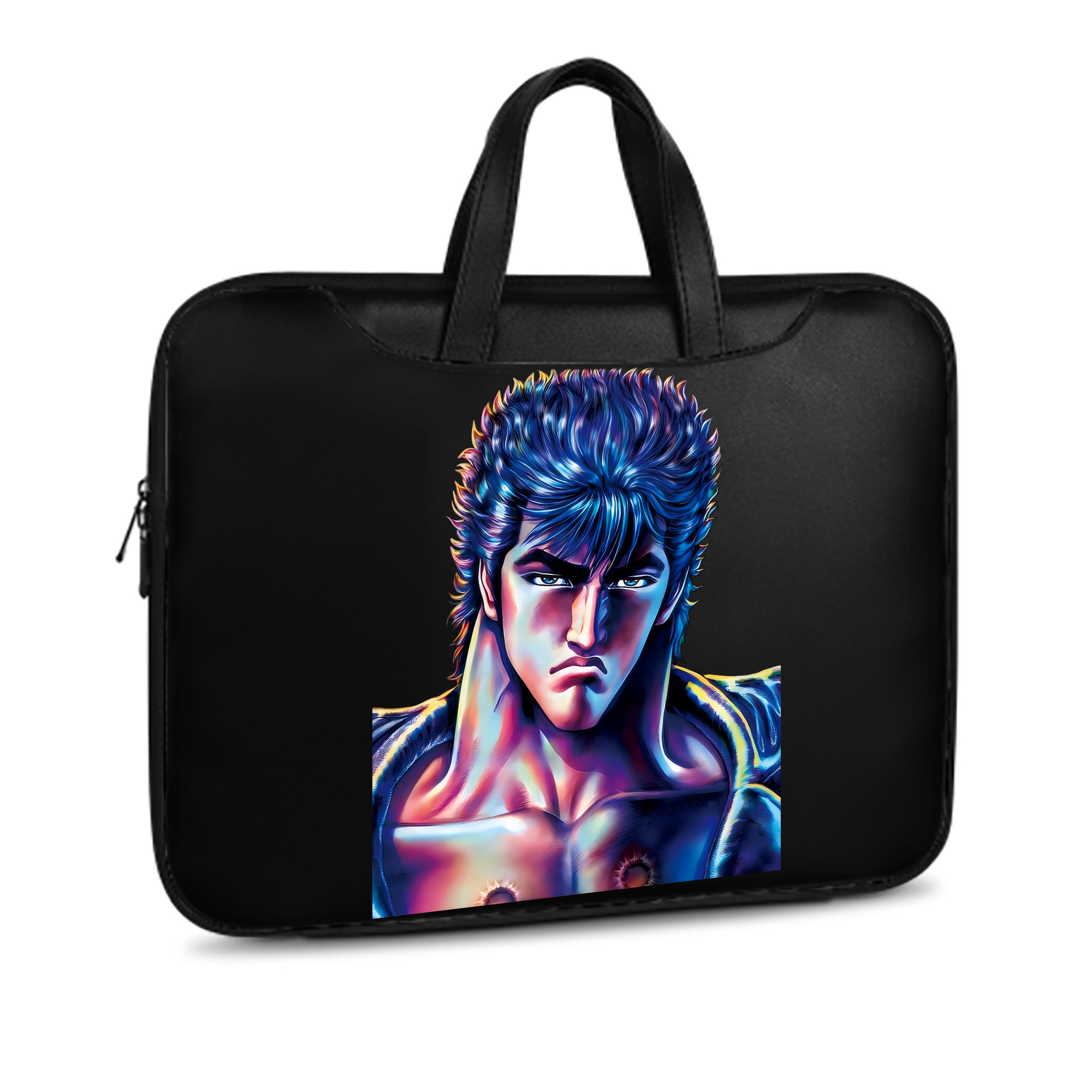（画像用） 北斗の拳 Fist of the North Star レザーラップトップバッグ　ノートパソコンケース
