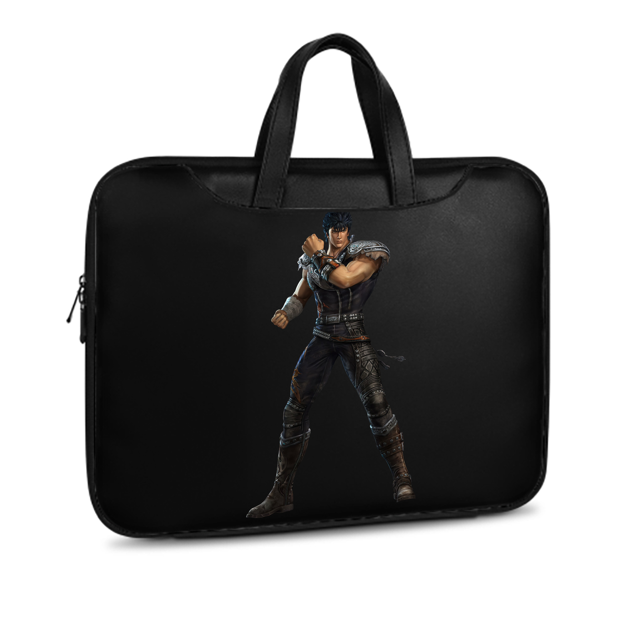 （画像用） 北斗の拳 Fist of the North Star レザーラップトップバッグ　ノートパソコンケース