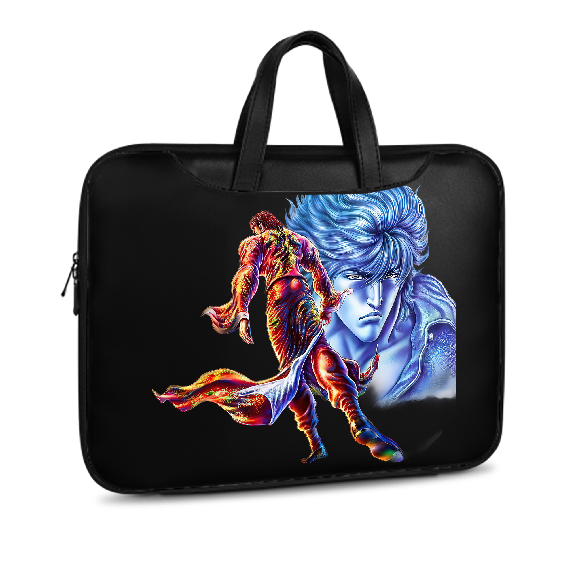 （画像用） 北斗の拳 Fist of the North Star レザーラップトップバッグ　ノートパソコンケース