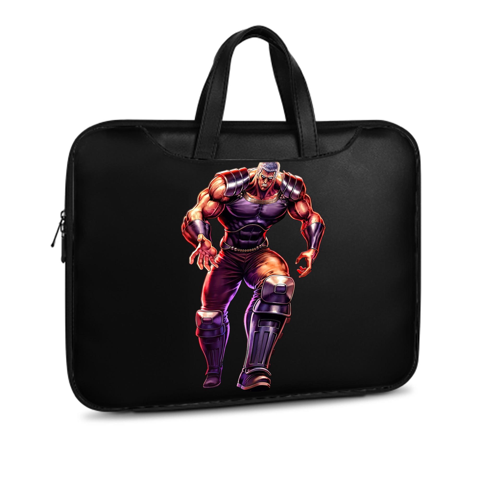 （画像用） 北斗の拳 Fist of the North Star レザーラップトップバッグ　ノートパソコンケース