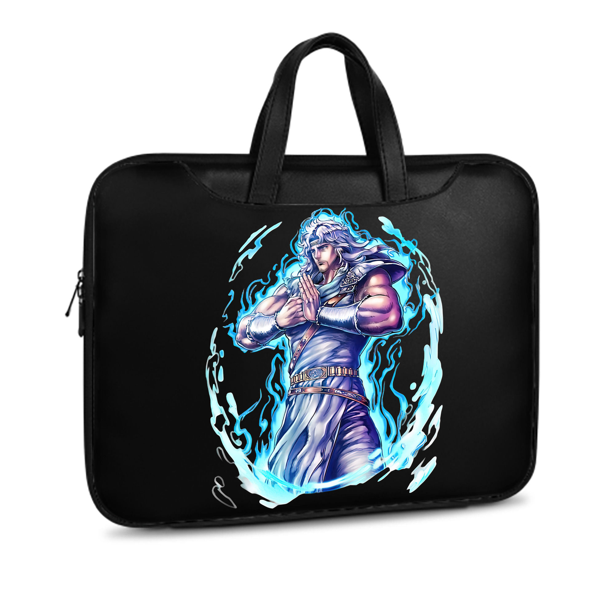（画像用） 北斗の拳 Fist of the North Star レザーラップトップバッグ　ノートパソコンケース