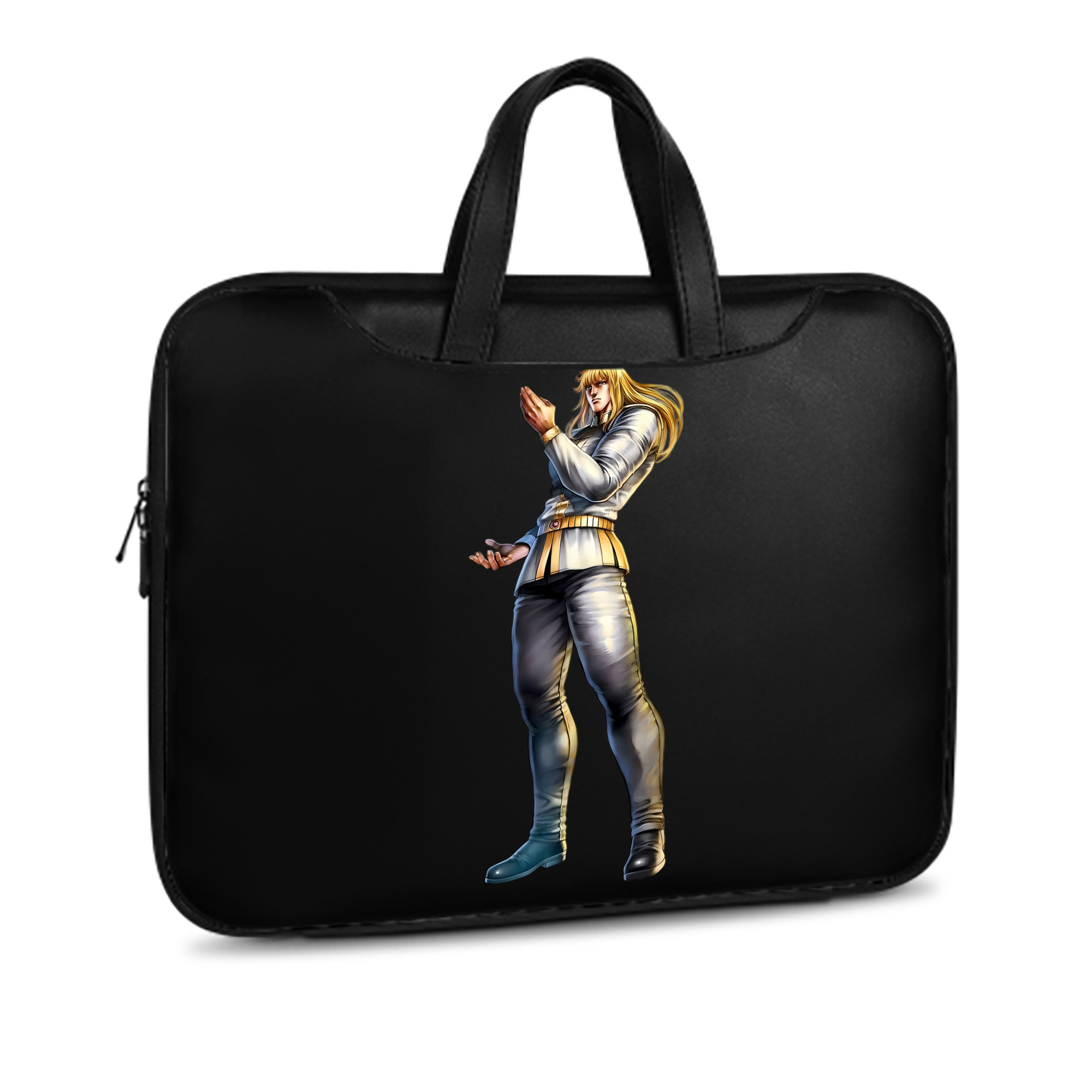 （画像用） 北斗の拳 Fist of the North Star レザーラップトップバッグ　ノートパソコンケース