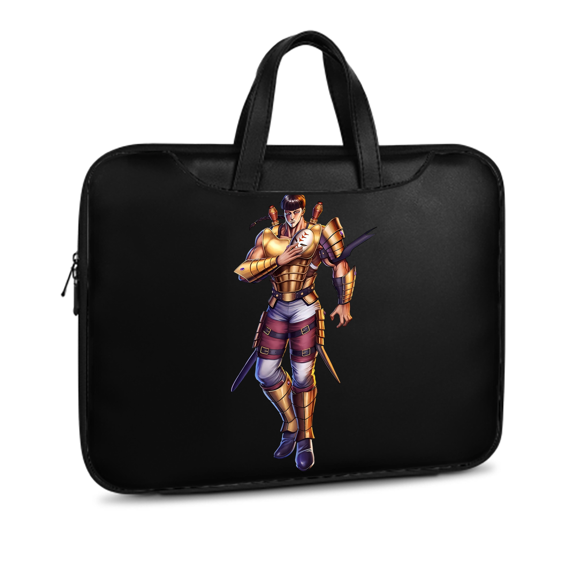 （画像用） 北斗の拳 Fist of the North Star レザーラップトップバッグ　ノートパソコンケース