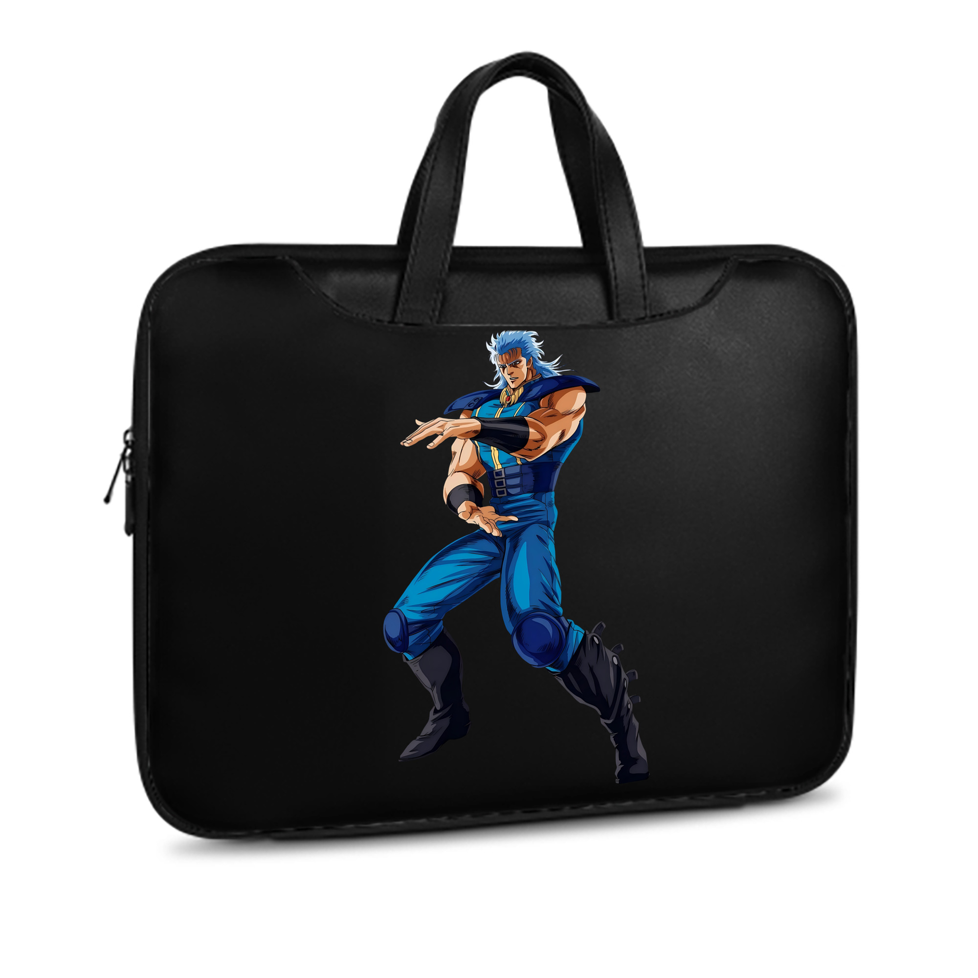 （画像用） 北斗の拳 Fist of the North Star レザーラップトップバッグ　ノートパソコンケース