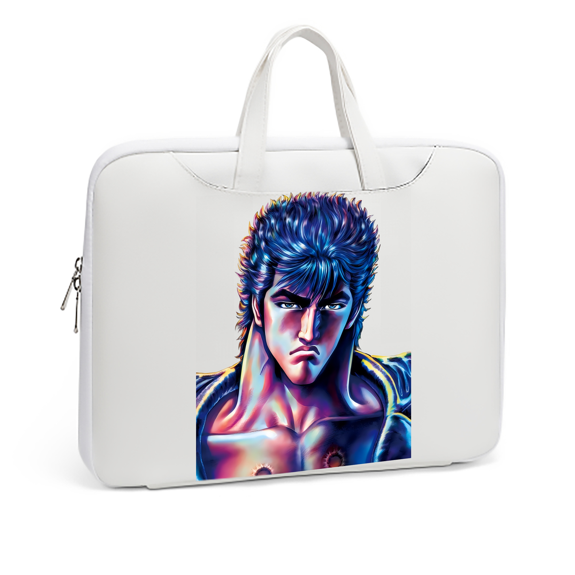 （画像用） 北斗の拳 Fist of the North Star レザーラップトップバッグ　ノートパソコンケース
