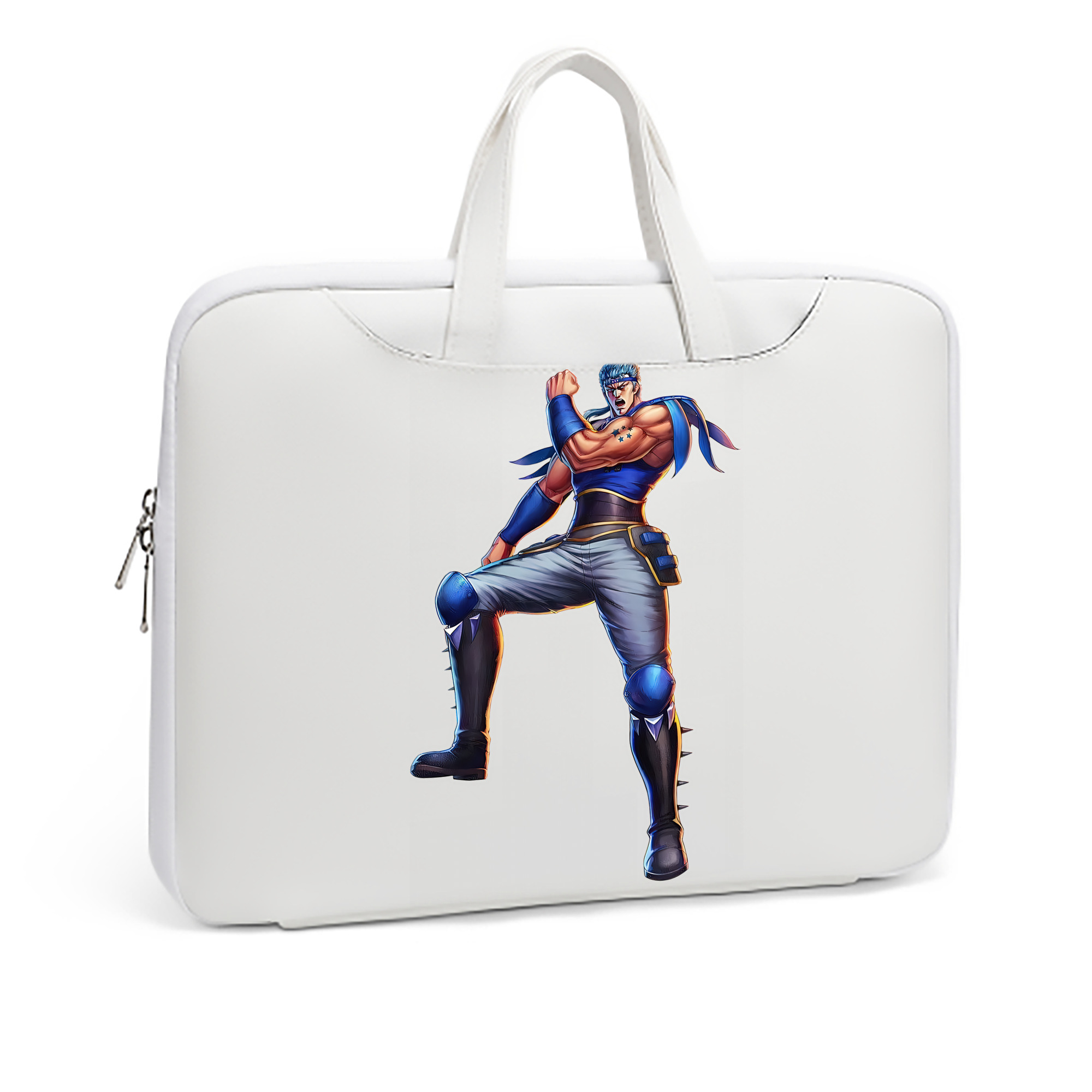 （画像用） 北斗の拳 Fist of the North Star レザーラップトップバッグ　ノートパソコンケース