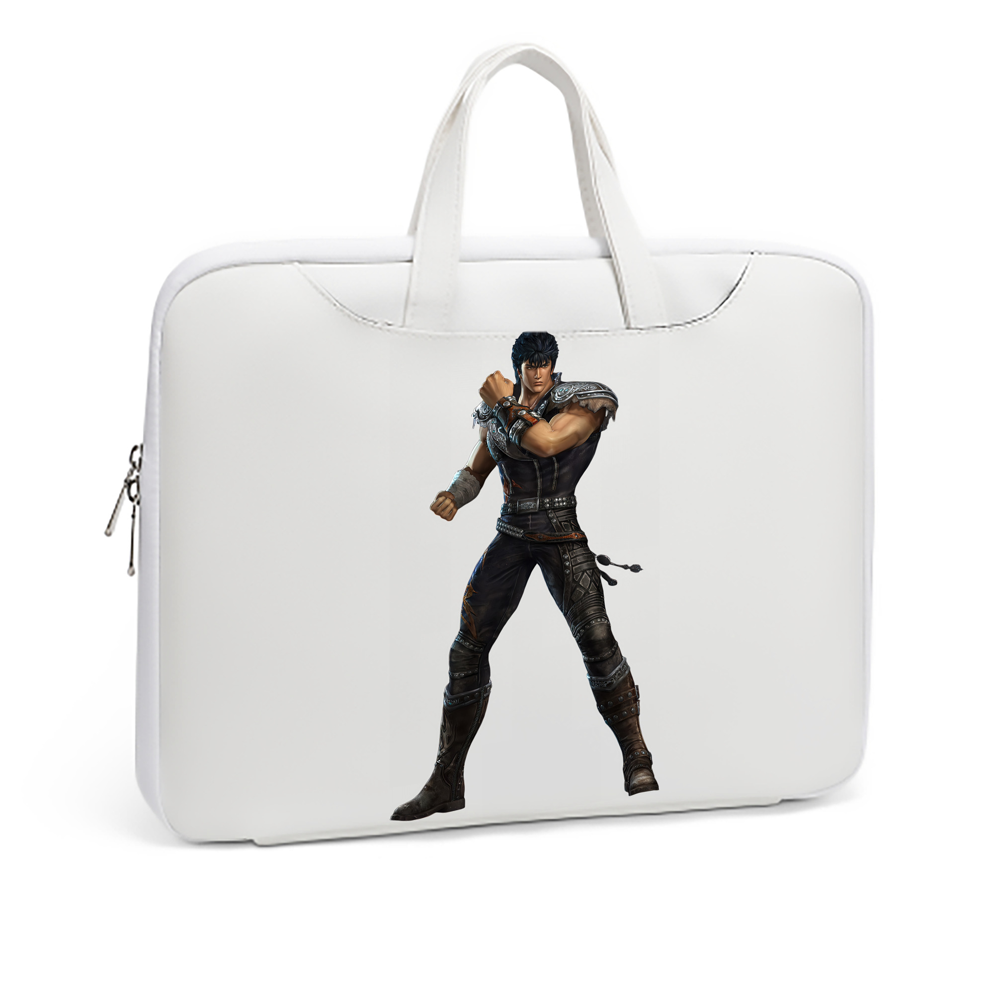 （画像用） 北斗の拳 Fist of the North Star レザーラップトップバッグ　ノートパソコンケース