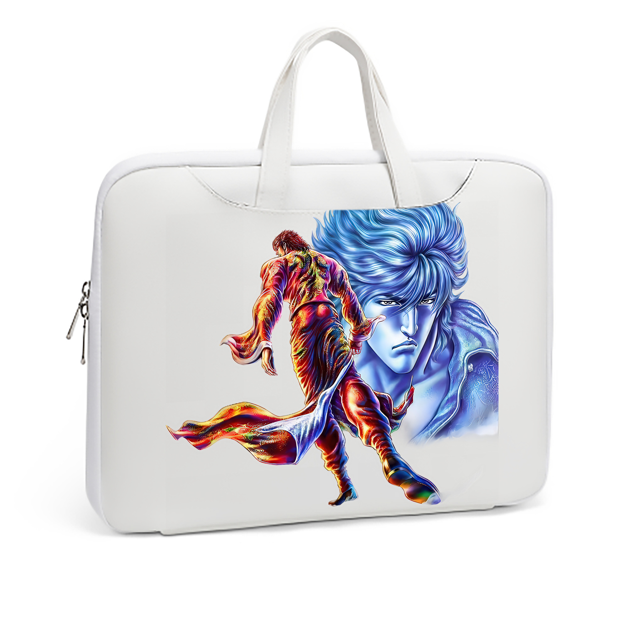 （画像用） 北斗の拳 Fist of the North Star レザーラップトップバッグ　ノートパソコンケース