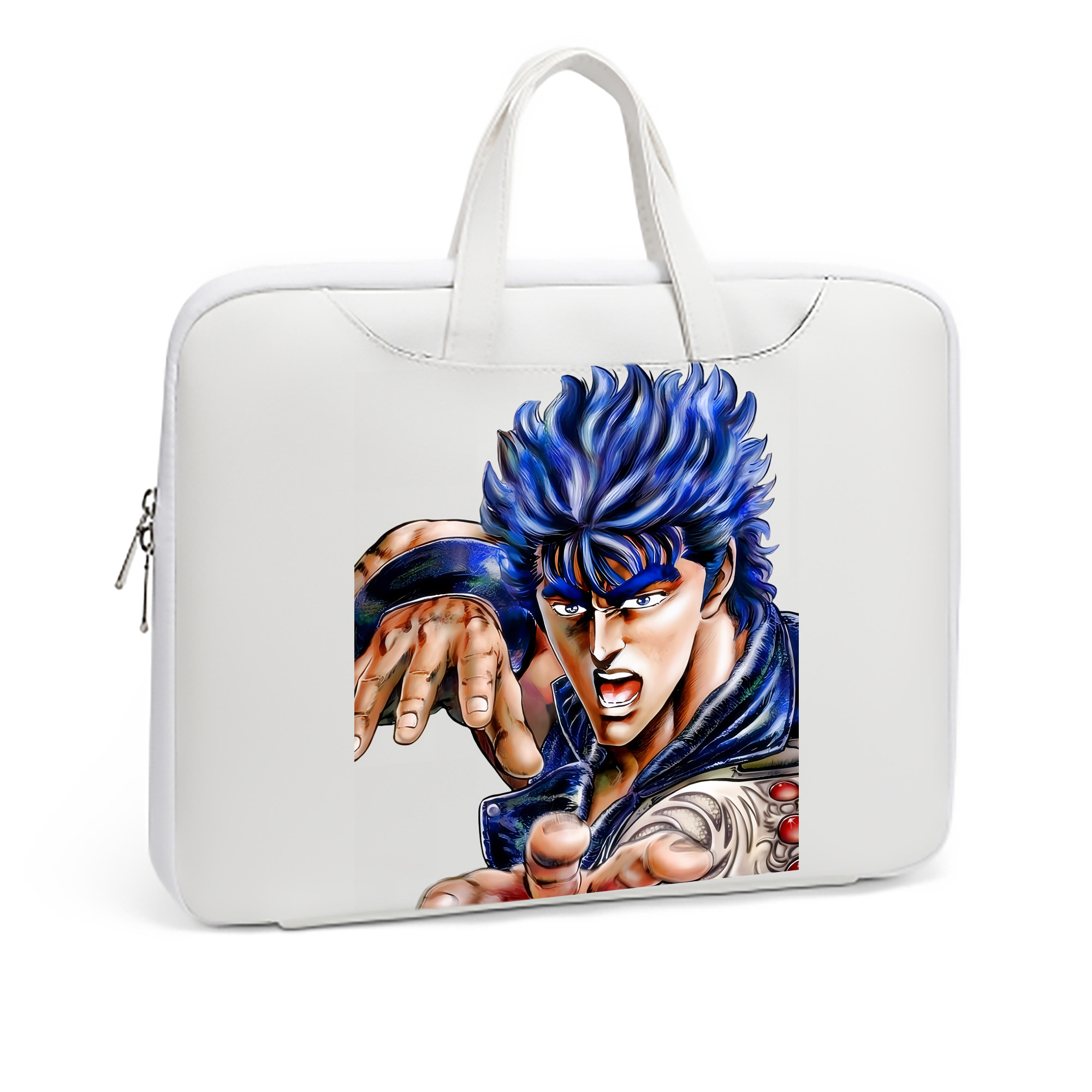 （画像用） 北斗の拳 Fist of the North Star レザーラップトップバッグ　ノートパソコンケース