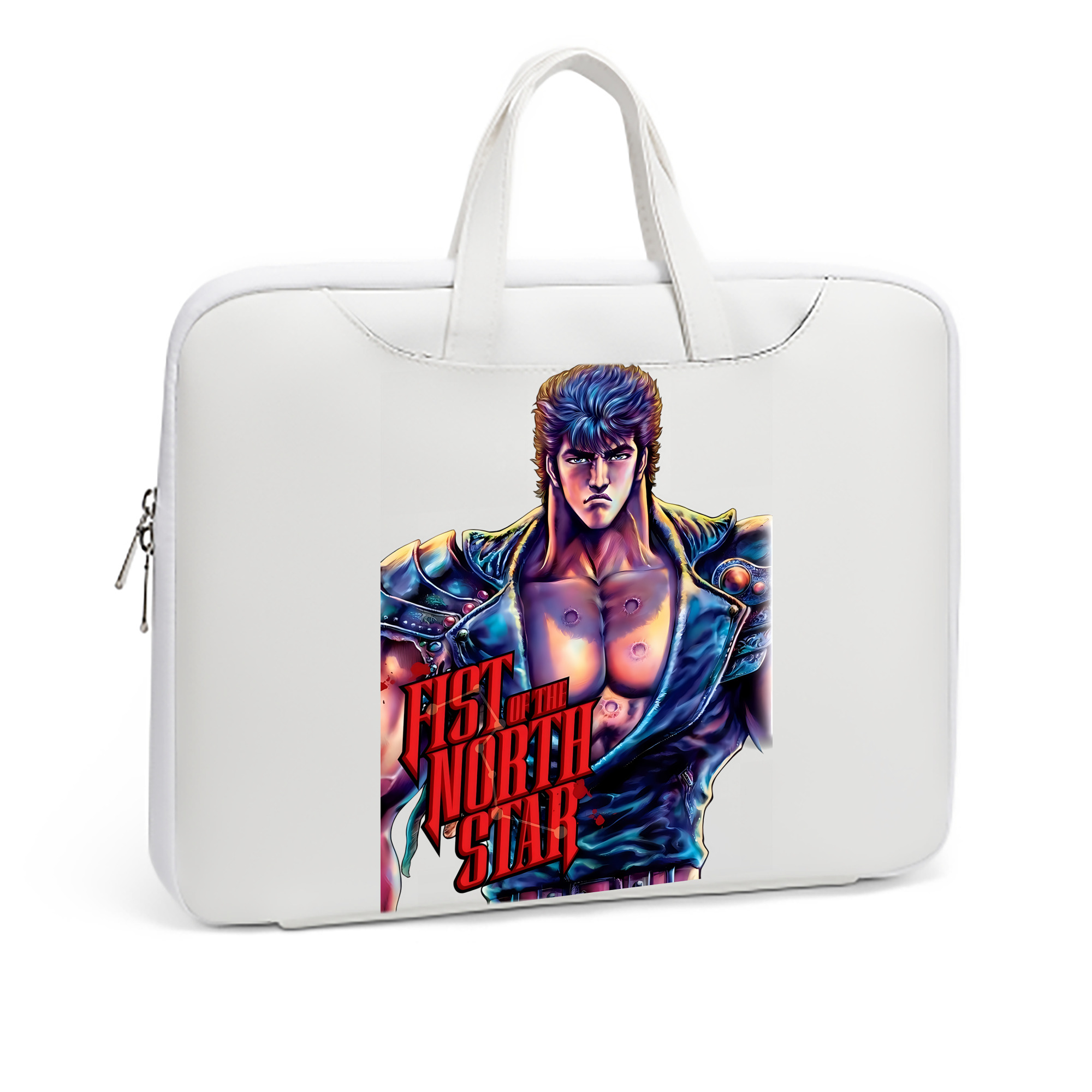 （画像用） 北斗の拳 Fist of the North Star レザーラップトップバッグ　ノートパソコンケース