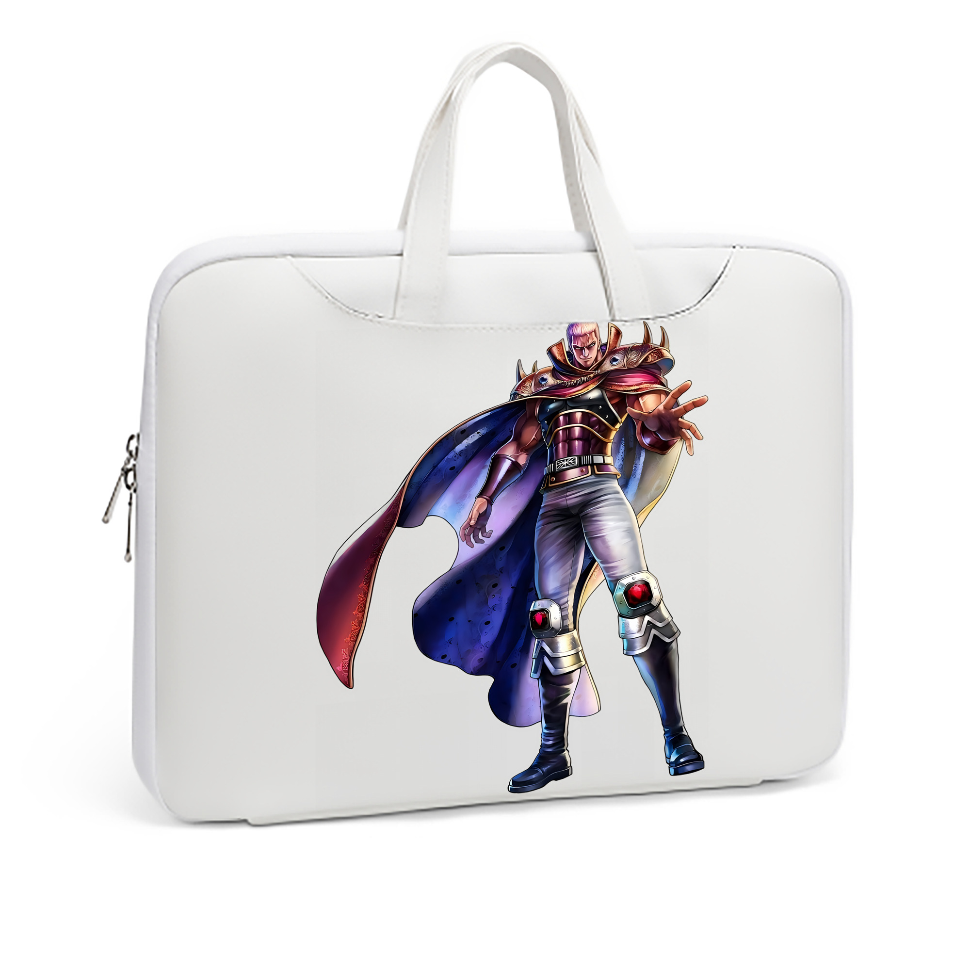 （画像用） 北斗の拳 Fist of the North Star レザーラップトップバッグ　ノートパソコンケース