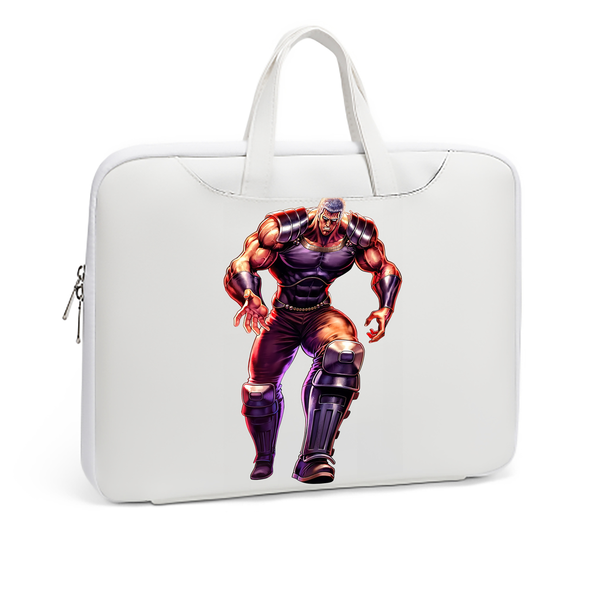 （画像用） 北斗の拳 Fist of the North Star レザーラップトップバッグ　ノートパソコンケース