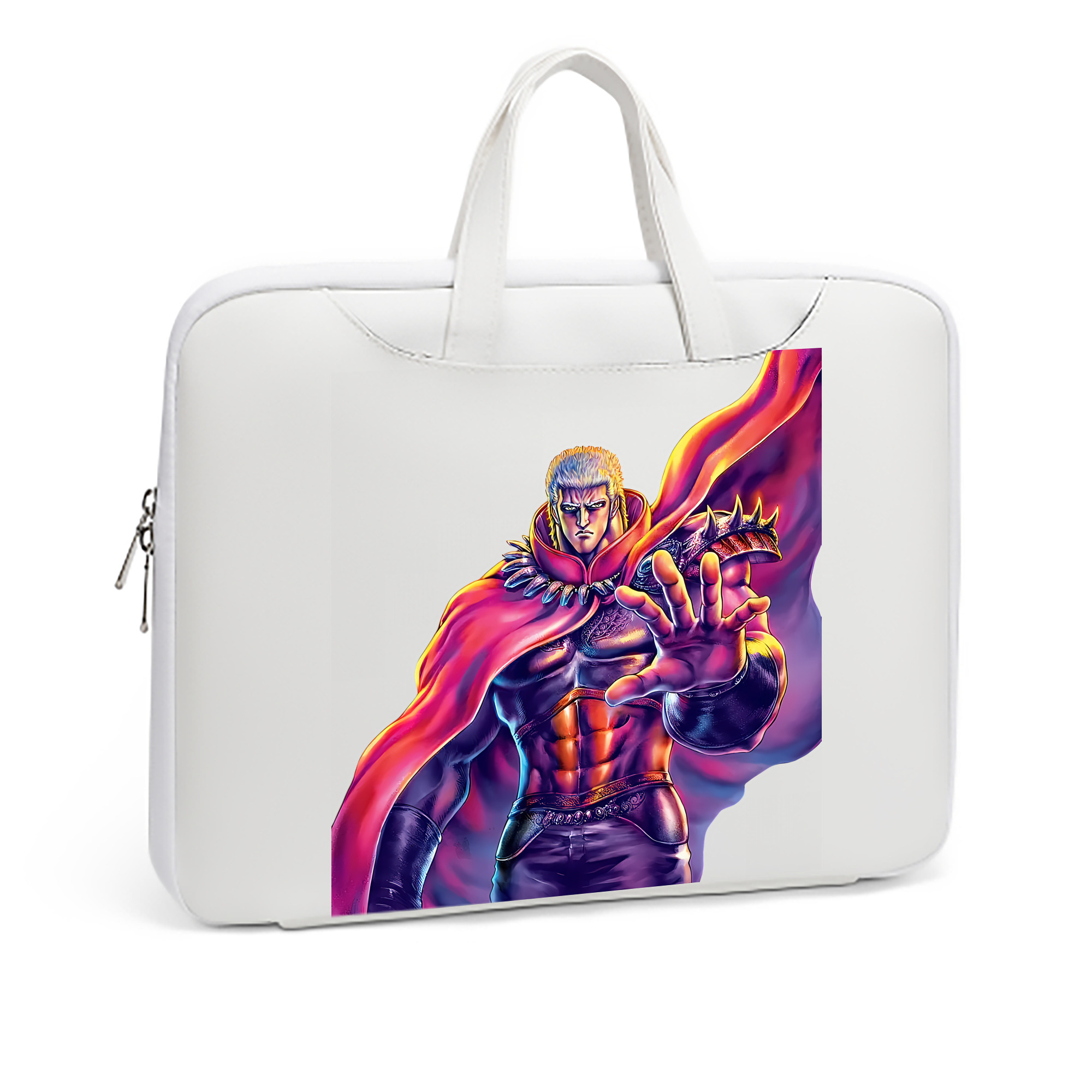 （画像用） 北斗の拳 Fist of the North Star レザーラップトップバッグ　ノートパソコンケース