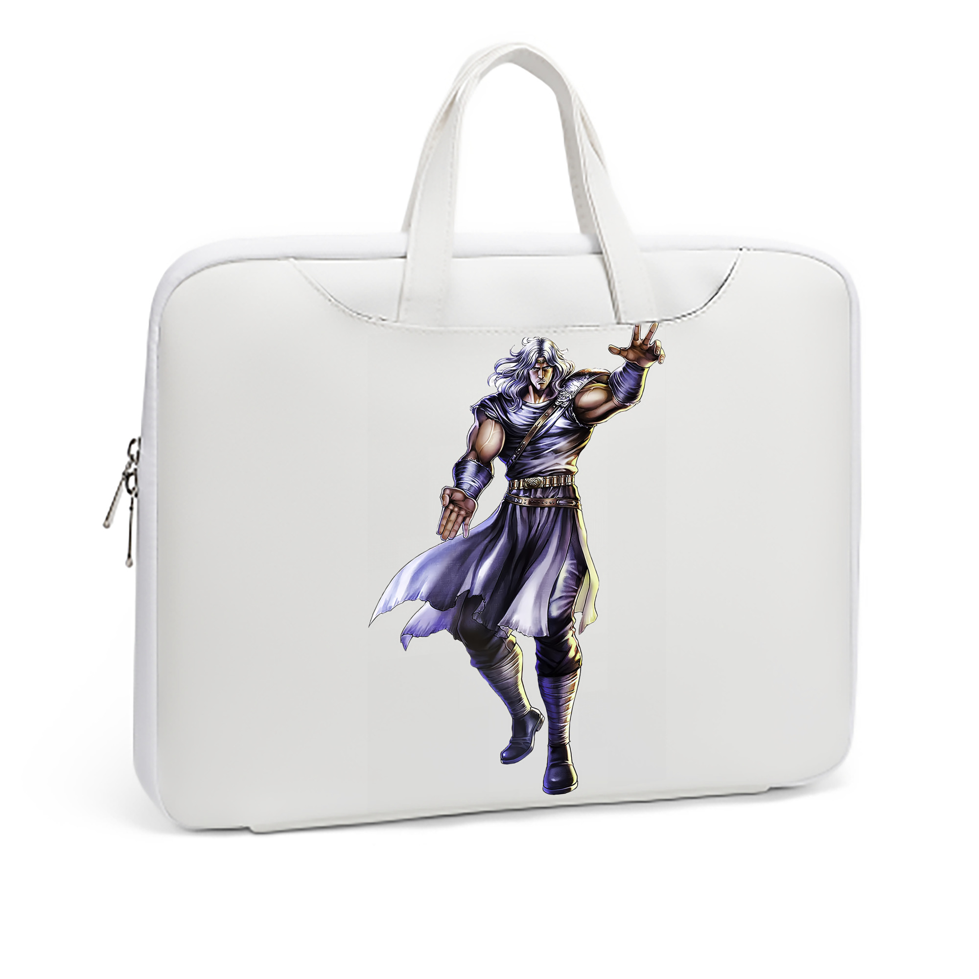 （画像用） 北斗の拳 Fist of the North Star レザーラップトップバッグ　ノートパソコンケース