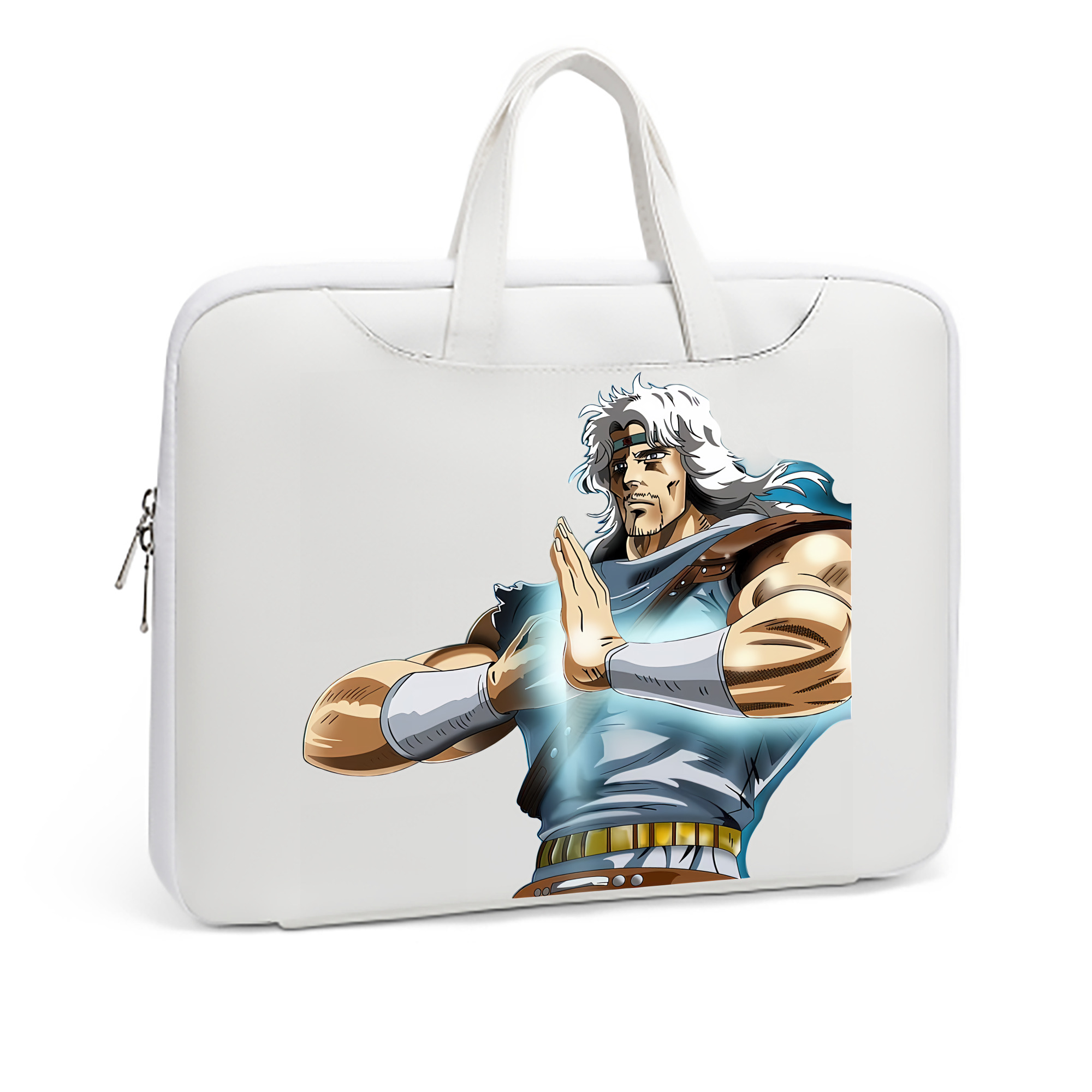 （画像用） 北斗の拳 Fist of the North Star レザーラップトップバッグ　ノートパソコンケース