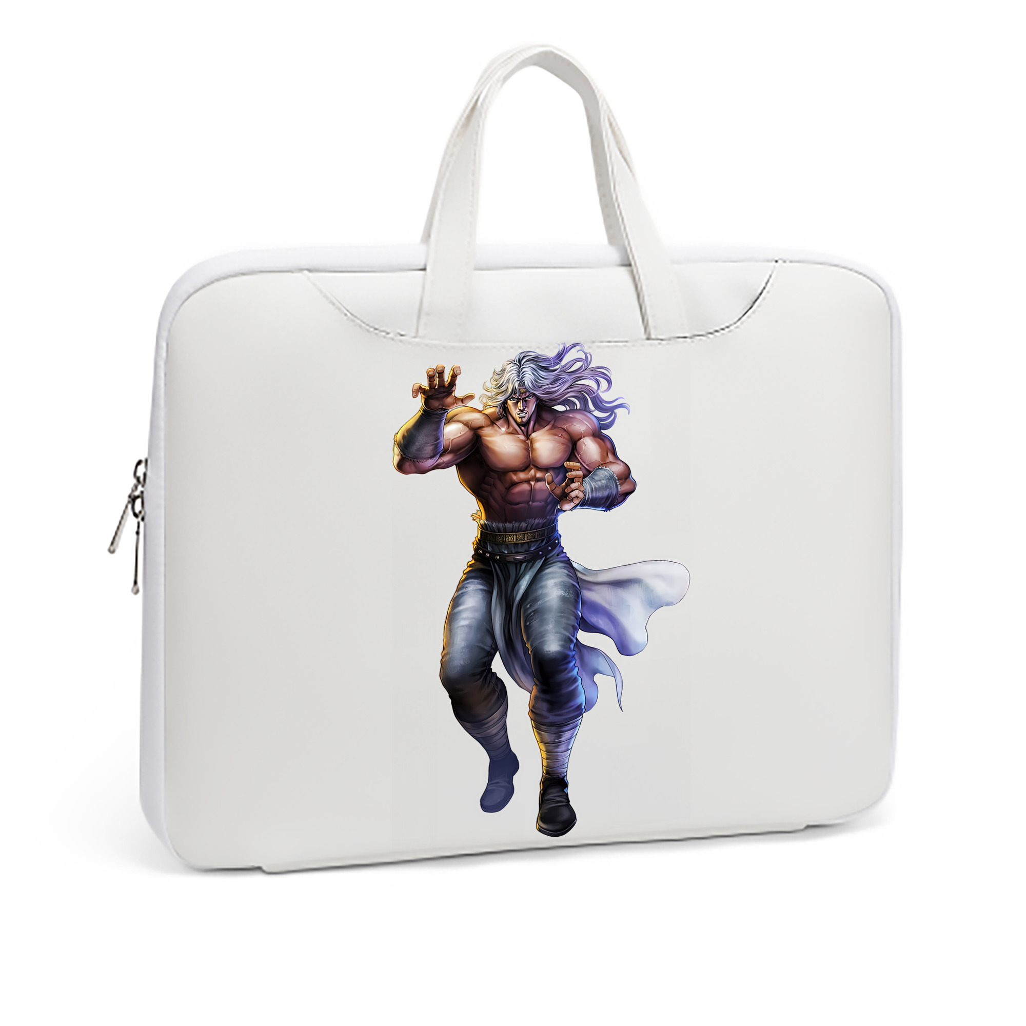 （画像用） 北斗の拳 Fist of the North Star レザーラップトップバッグ　ノートパソコンケース