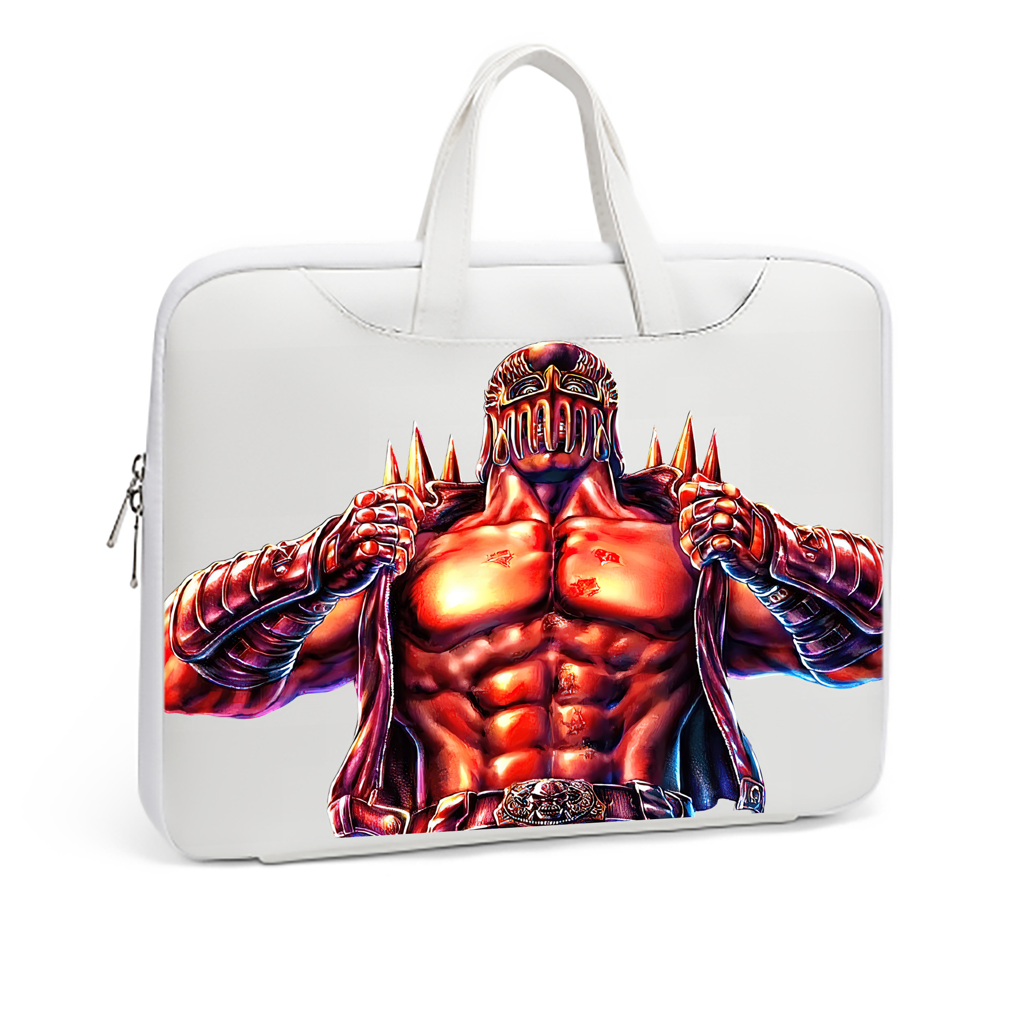 （画像用） 北斗の拳 Fist of the North Star レザーラップトップバッグ　ノートパソコンケース