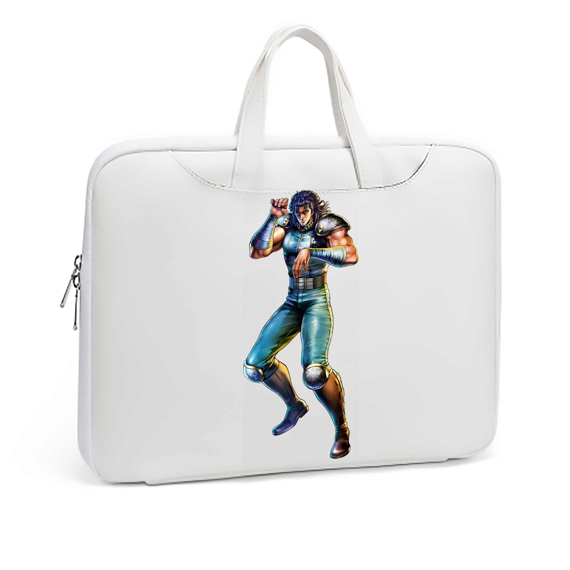 （画像用） 北斗の拳 Fist of the North Star レザーラップトップバッグ　ノートパソコンケース