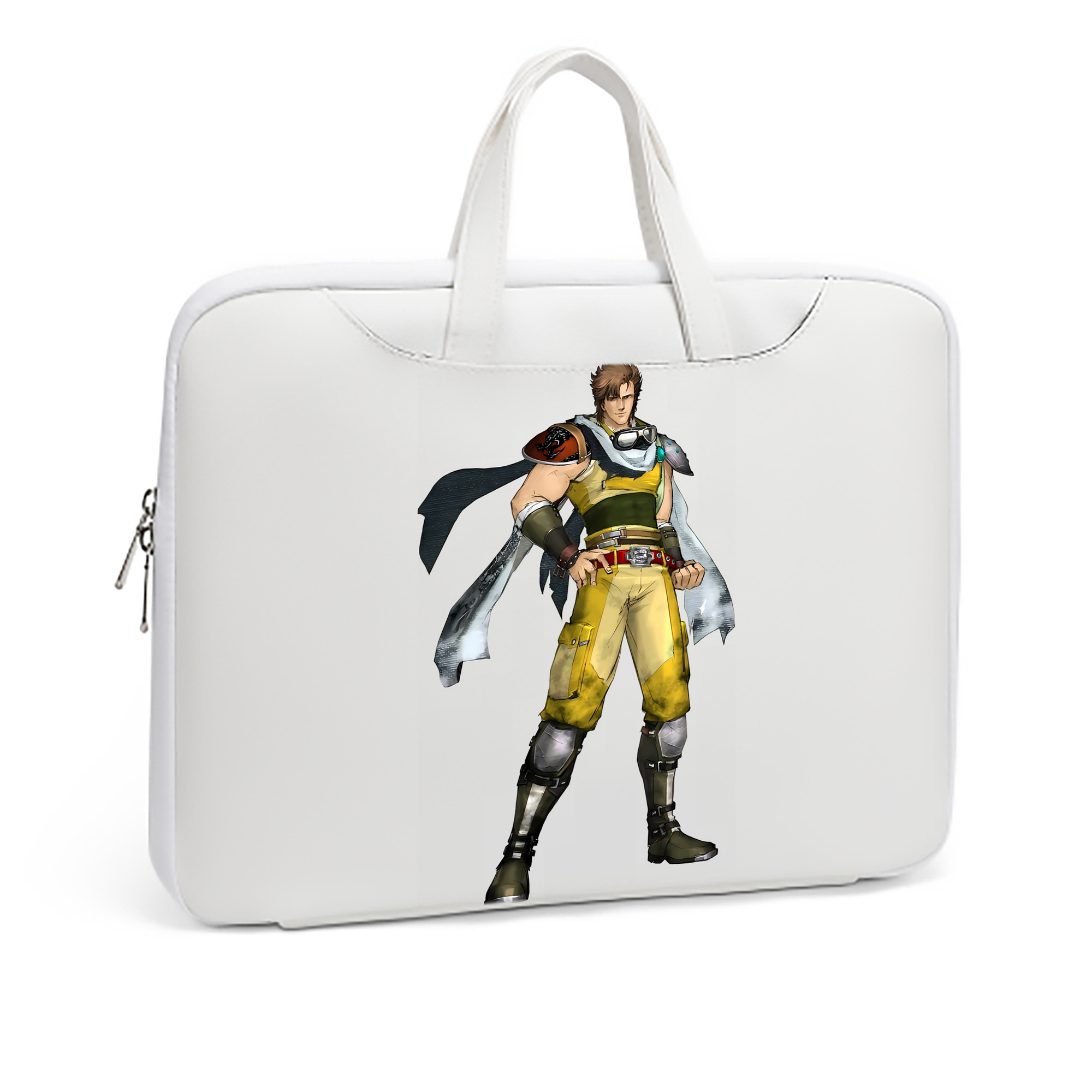 （画像用） 北斗の拳 Fist of the North Star レザーラップトップバッグ　ノートパソコンケース