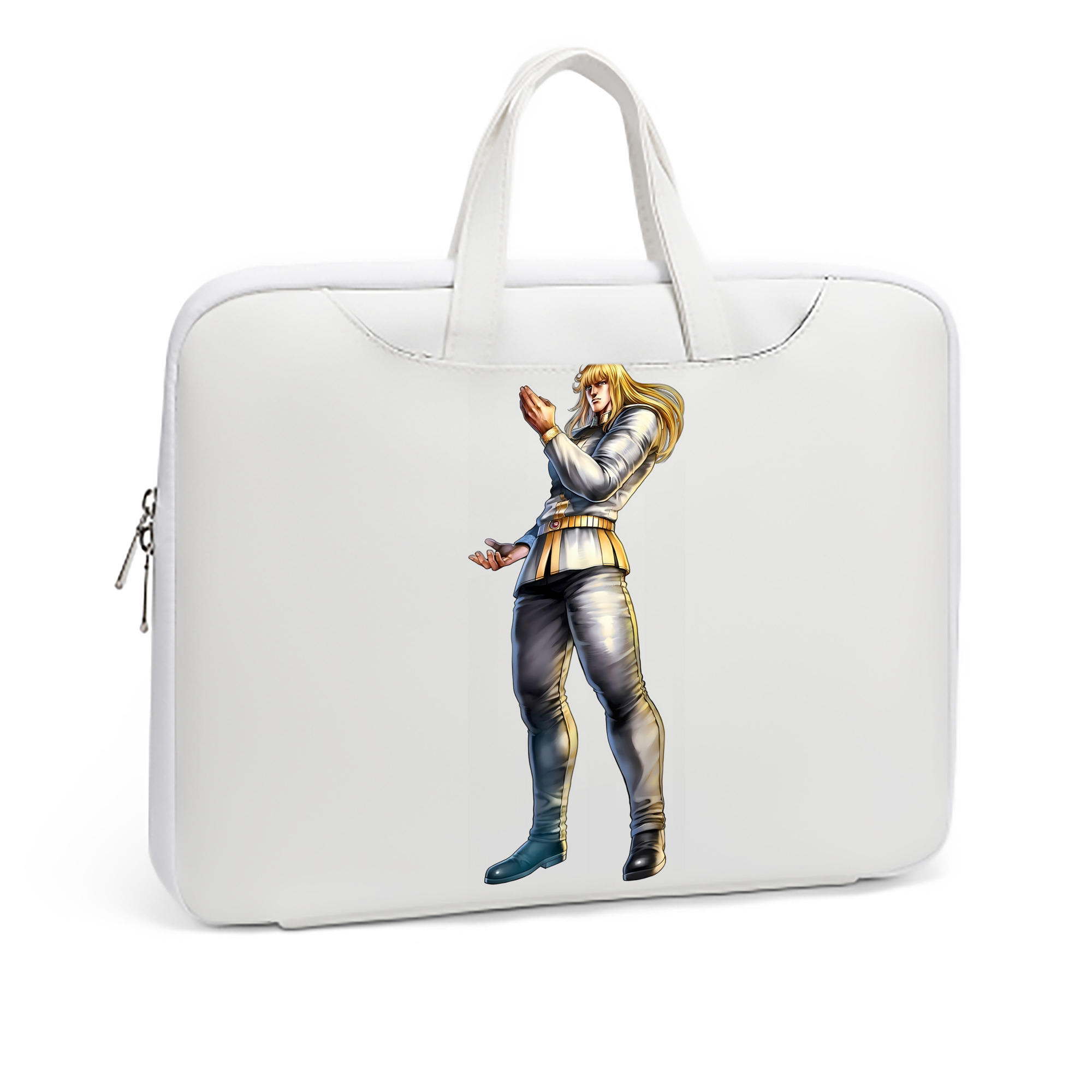 （画像用） 北斗の拳 Fist of the North Star レザーラップトップバッグ　ノートパソコンケース