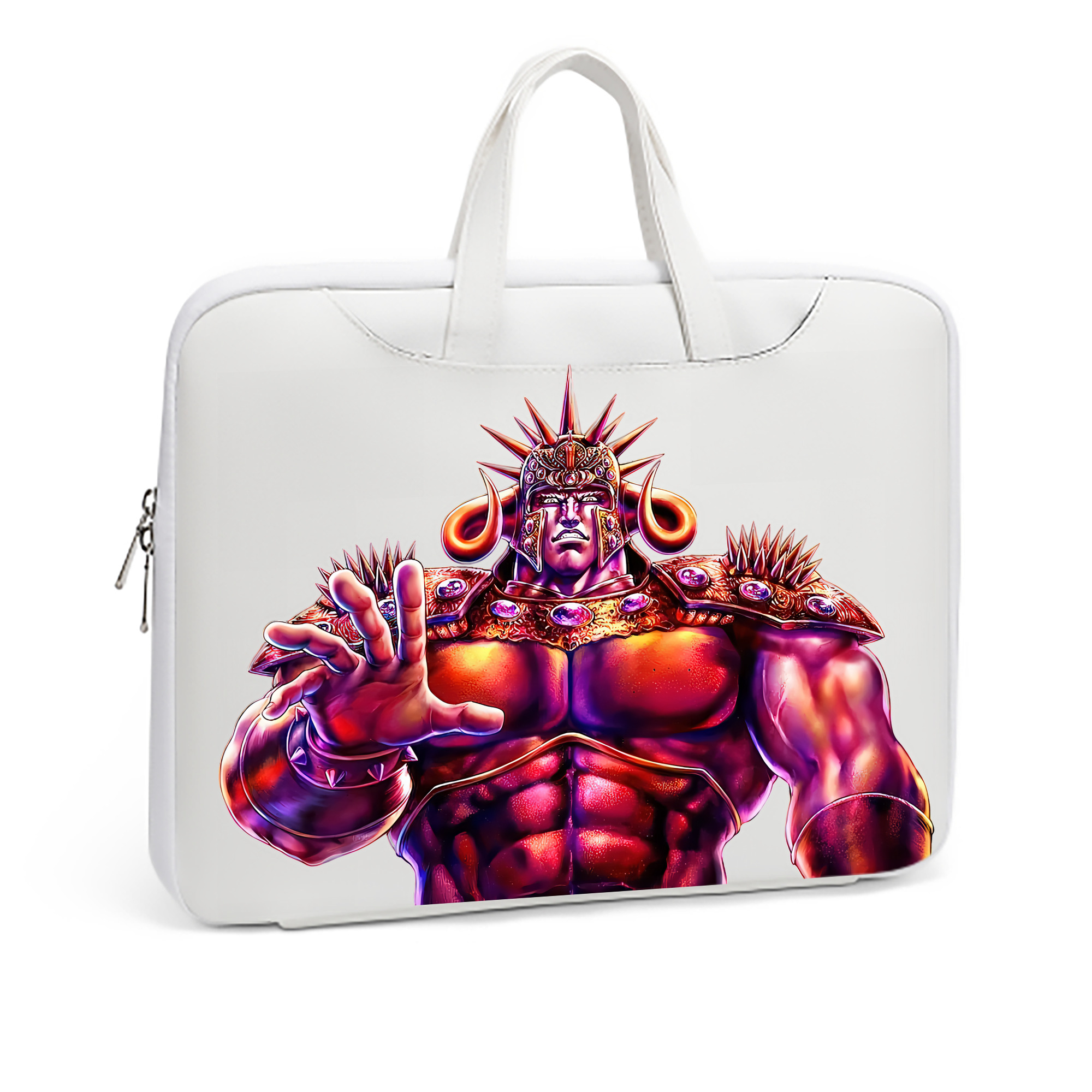 （画像用） 北斗の拳 Fist of the North Star レザーラップトップバッグ　ノートパソコンケース
