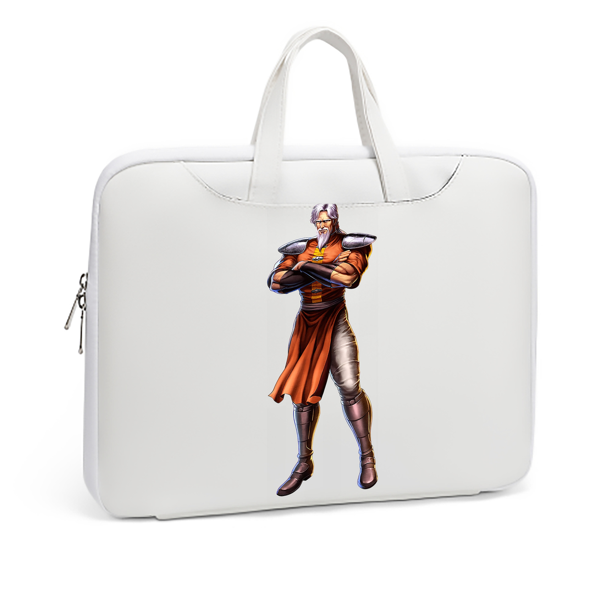 （画像用） 北斗の拳 Fist of the North Star レザーラップトップバッグ　ノートパソコンケース