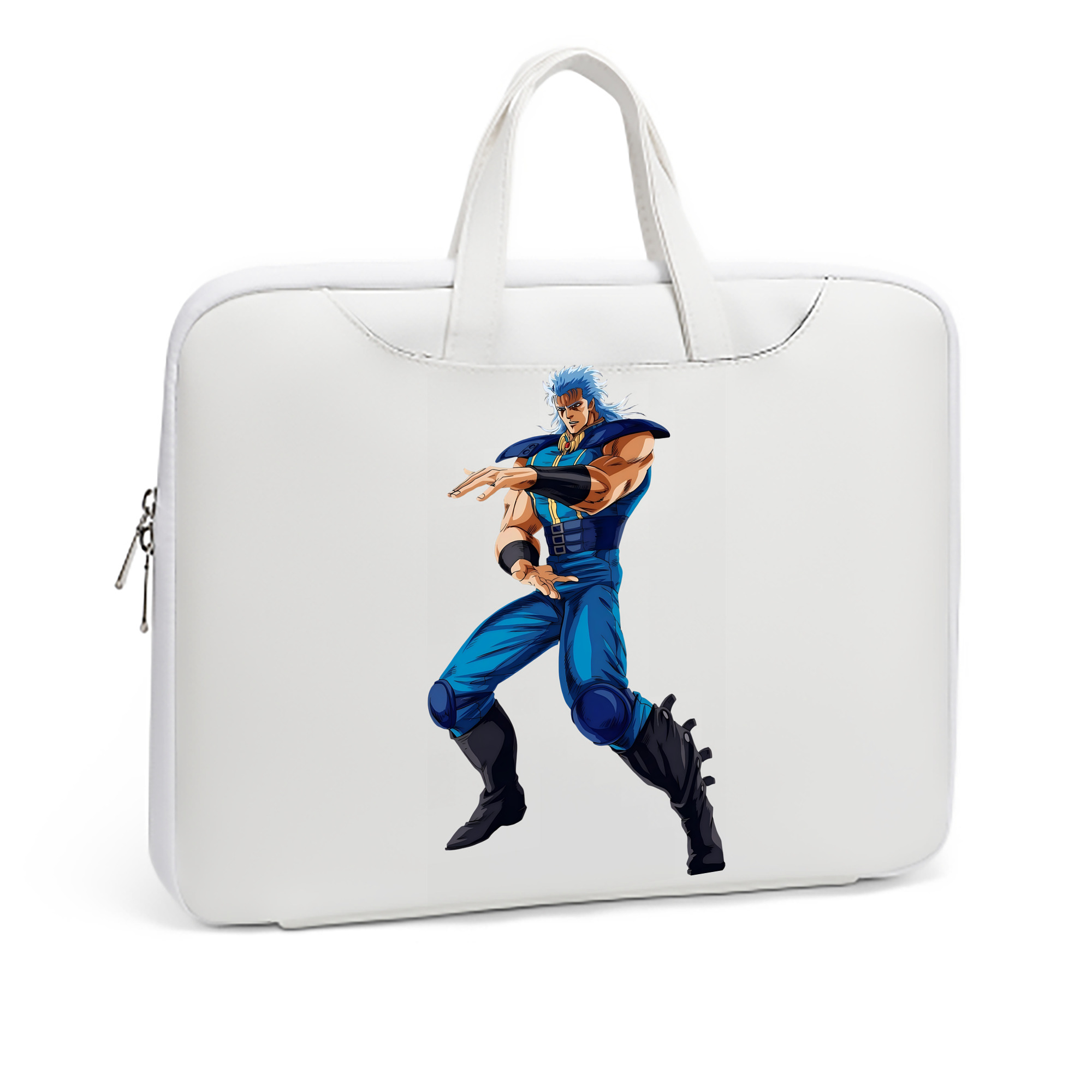 （画像用） 北斗の拳 Fist of the North Star レザーラップトップバッグ　ノートパソコンケース