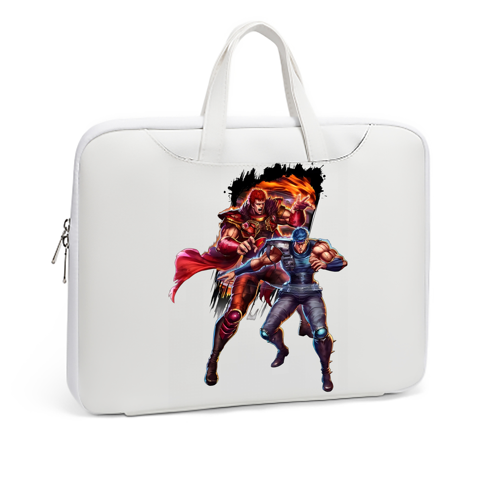 （画像用） 北斗の拳 Fist of the North Star レザーラップトップバッグ　ノートパソコンケース