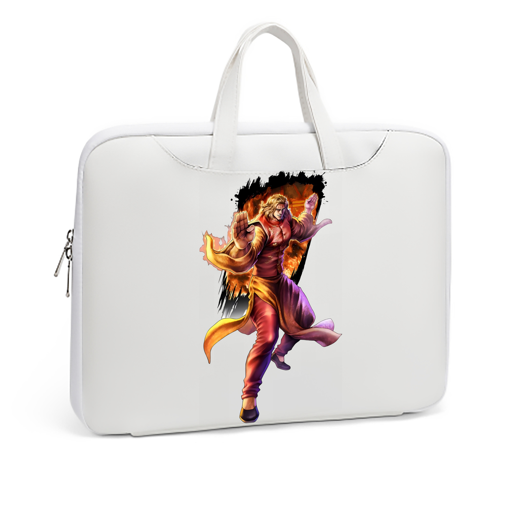 （画像用） 北斗の拳 Fist of the North Star レザーラップトップバッグ　ノートパソコンケース